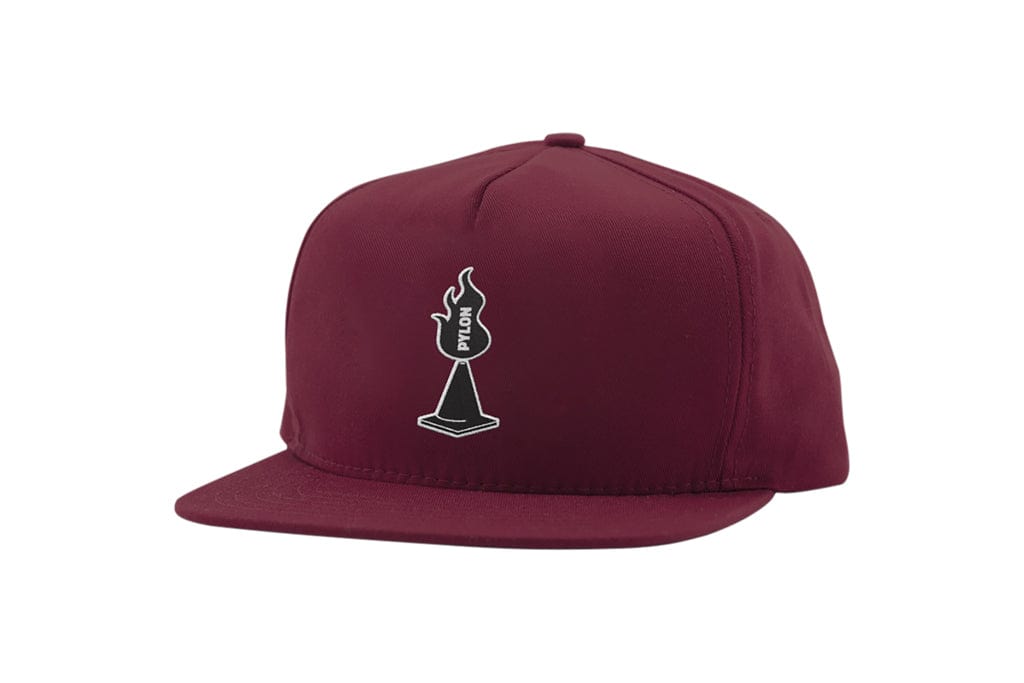 Pylon Logo Snapback Maroon Hats