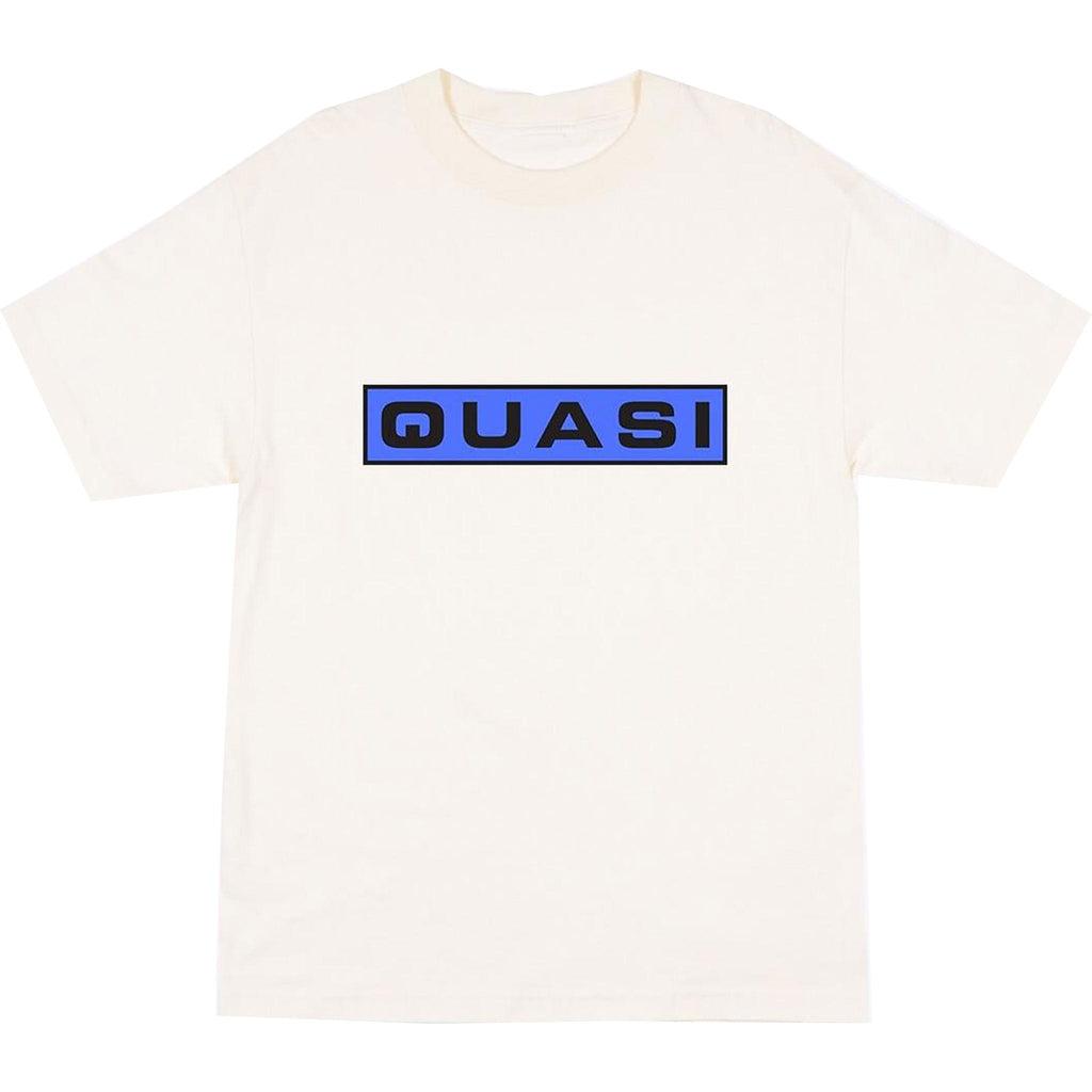 Quasi Bar Logo Tee Cream T Shirt