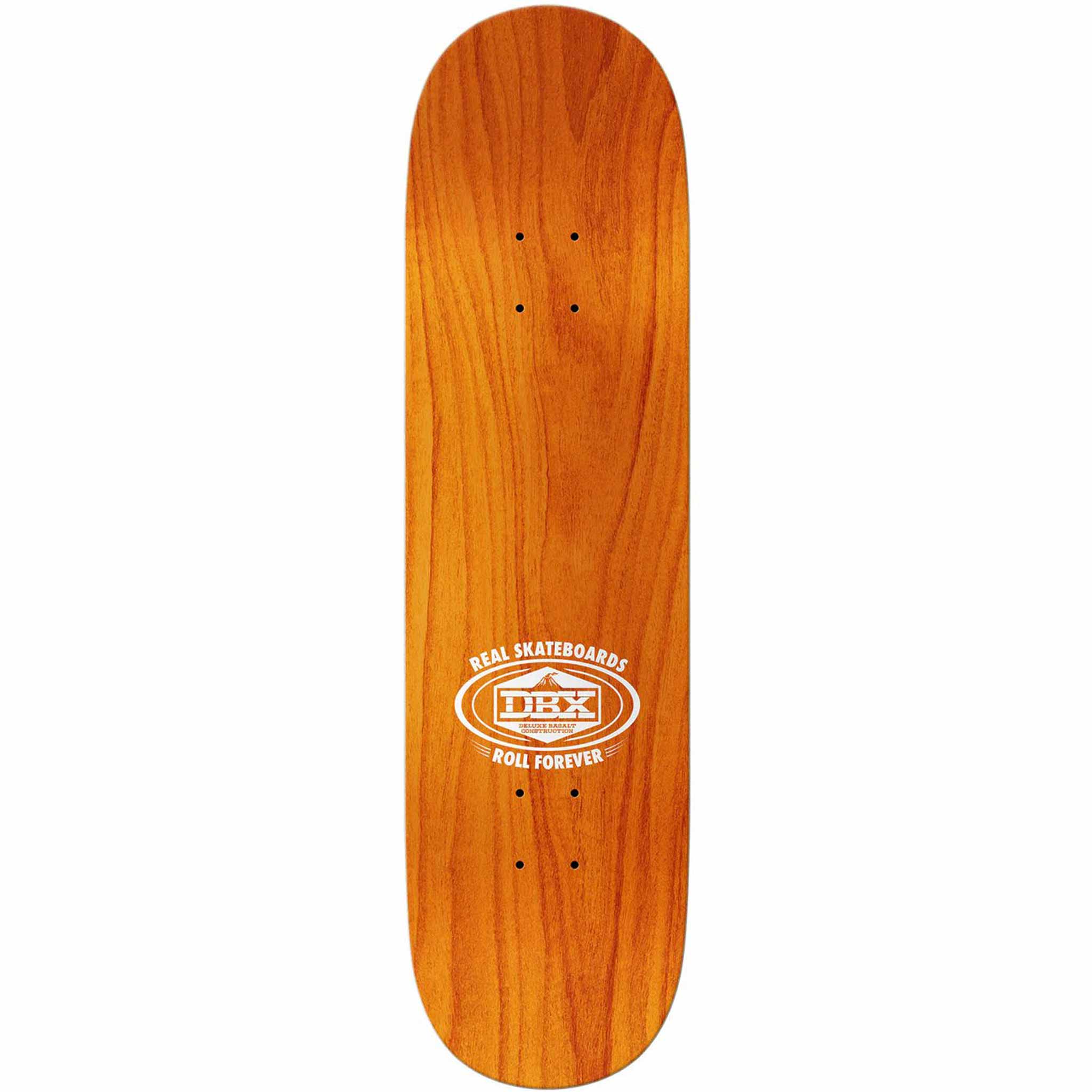 Real DBX Oval Red Foil 8.38" Skateboard Deck Skateboard