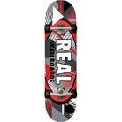 Real Hatched Oval Skateboard Complete Red 8" Skateboard Complete