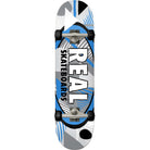 Real Hatched Oval Skateboard Mini Complete Blue 7.3" Skateboard Complete