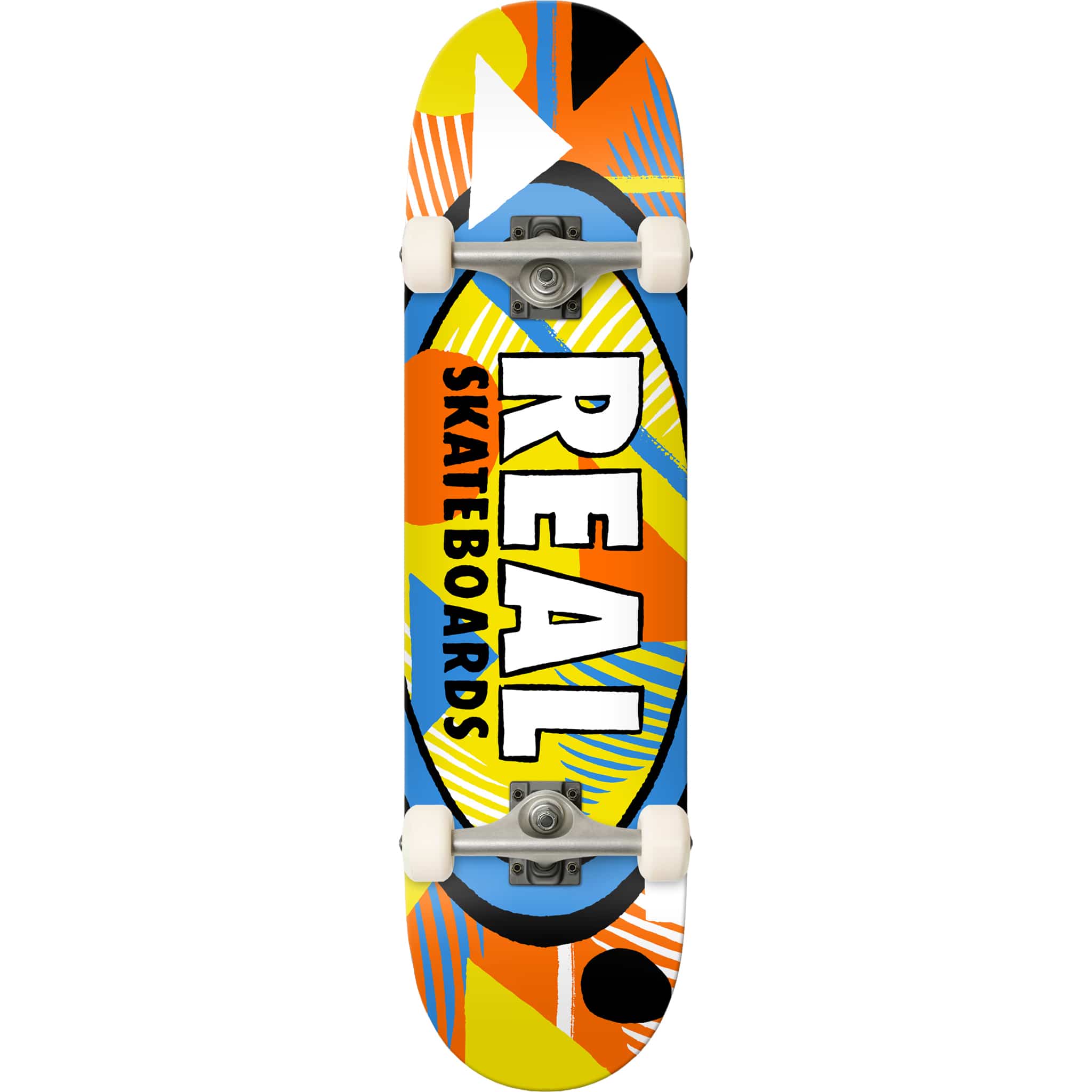 Real Hatched Skateboard Mini Complete 7.3" Skateboard Complete
