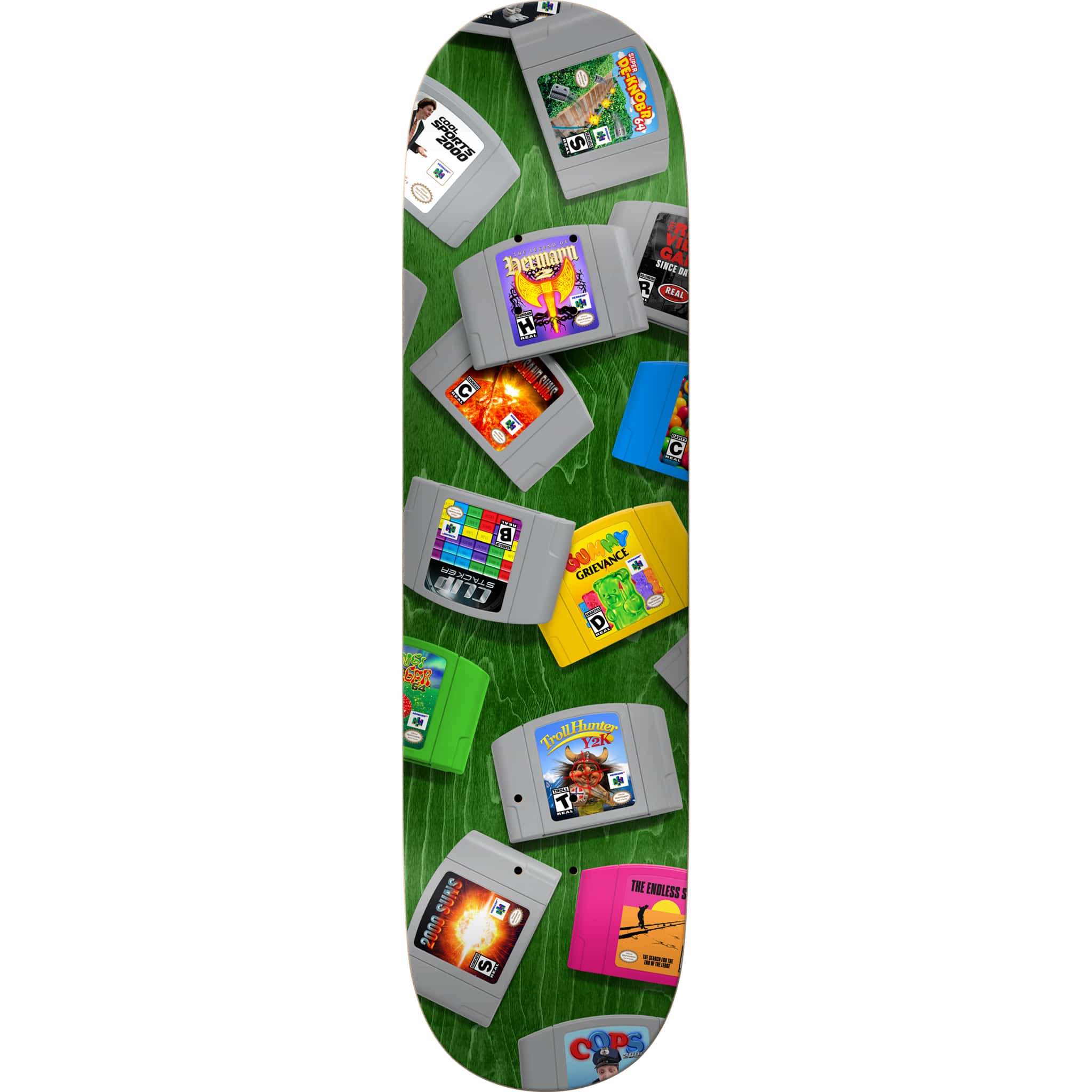 Real Hermann Stene 64 Bit True Fit Skateboard Deck 8.25" Skateboard