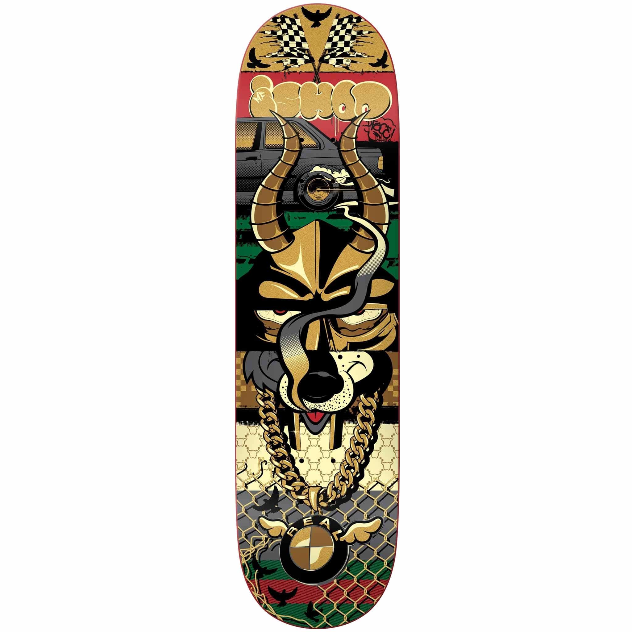 Real Ishod Wair X D Face 8.25" Skateboard Deck Skateboard