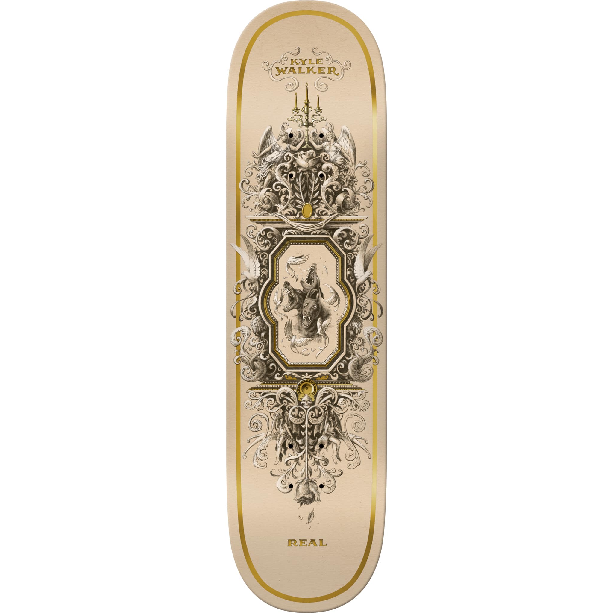 Real Kyle Walker Cerberus Skateboard Deck 8.25" Skateboard
