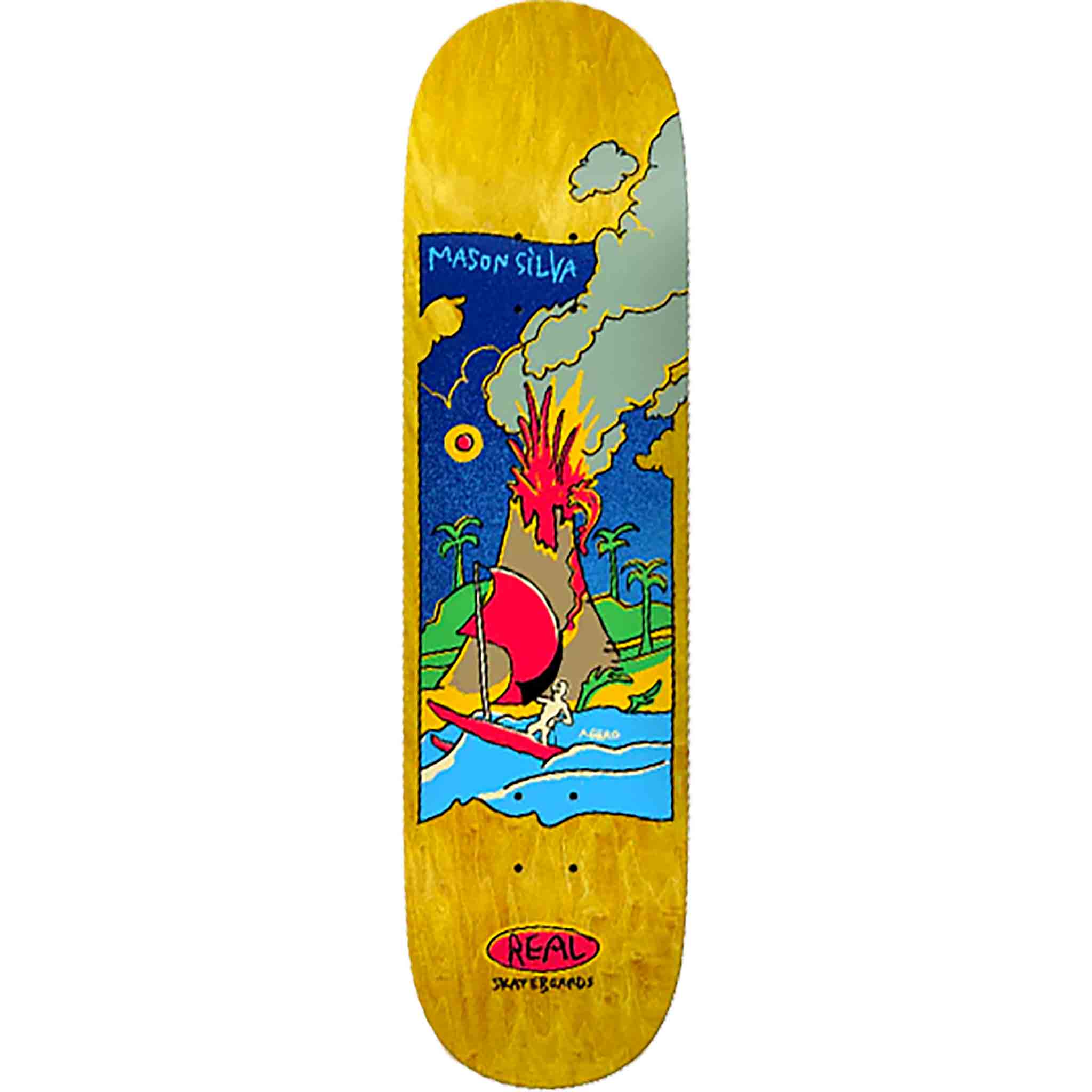 Real Mason Volcano 8.38" Skateboard Deck Skateboard