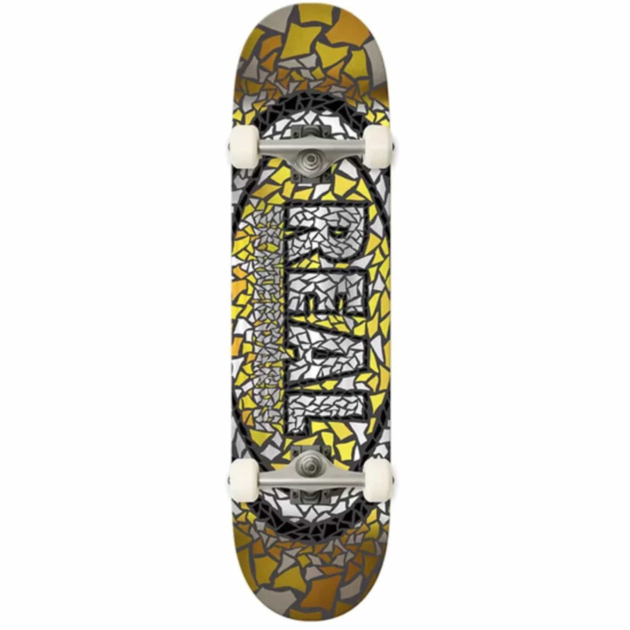Real Mosaic Oval Foil Skateboard Complete 8.06" Skateboard Complete
