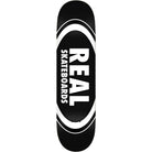 Real Team Classic Oval Black Skateboard Deck 8.25" Skateboard