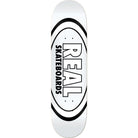 Real Team Classic Oval White Skateboard Deck 8.38" Skateboard