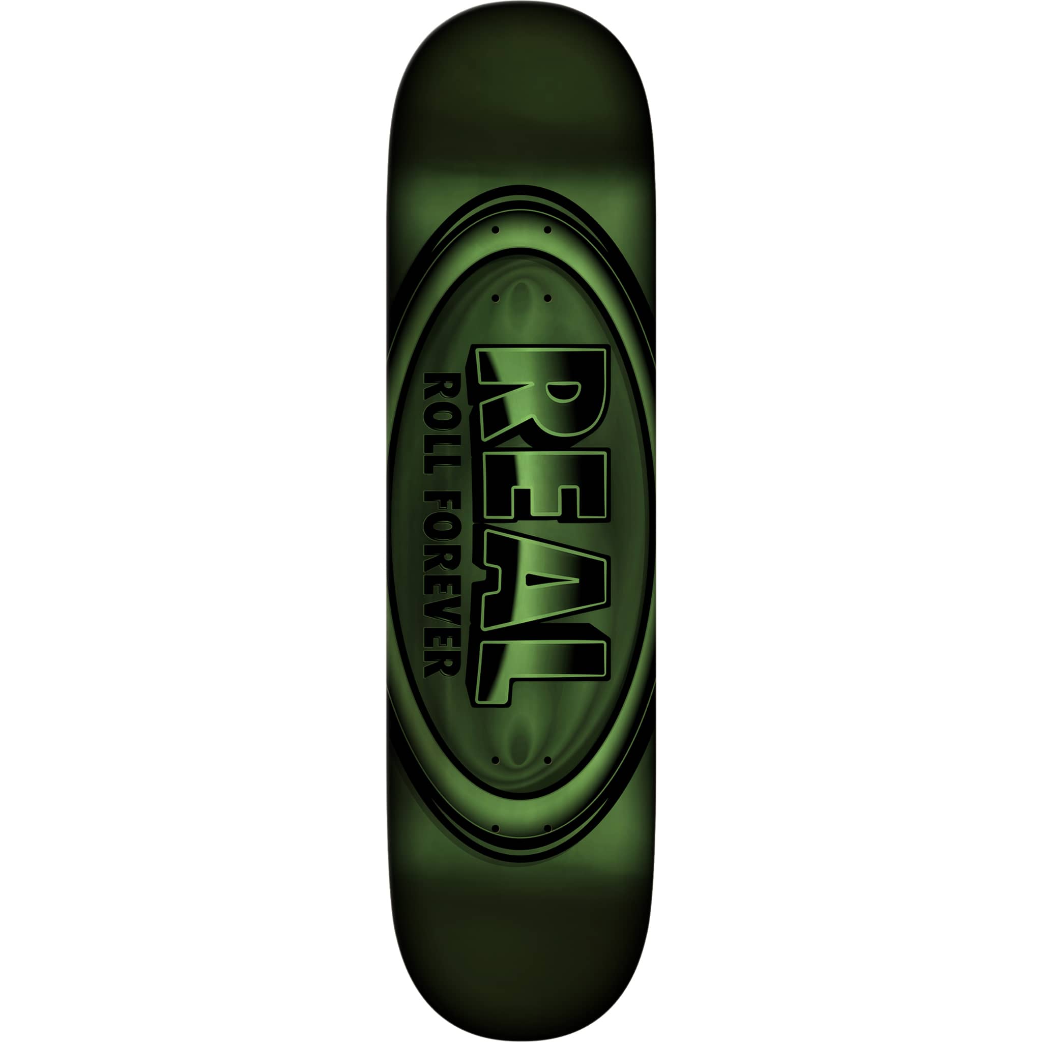 Real Team Oval DBX Skateboard Deck Green 8.5" Skateboard