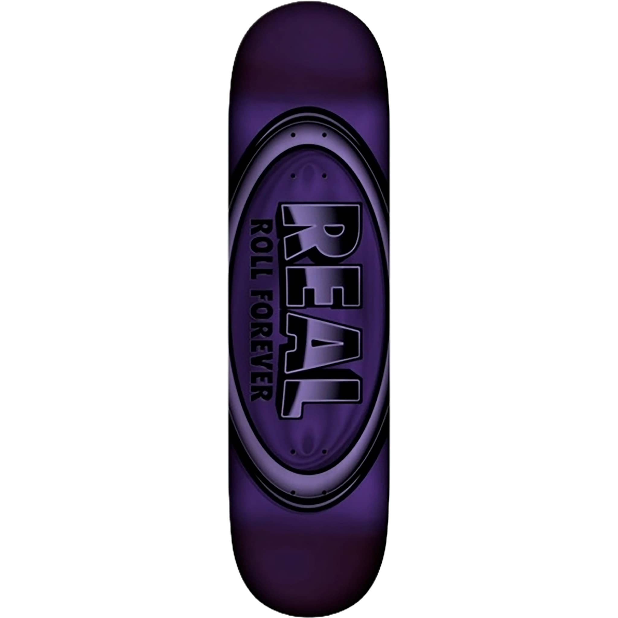 Real Team Oval DBX Skateboard Deck Purple 8.38" Skateboard