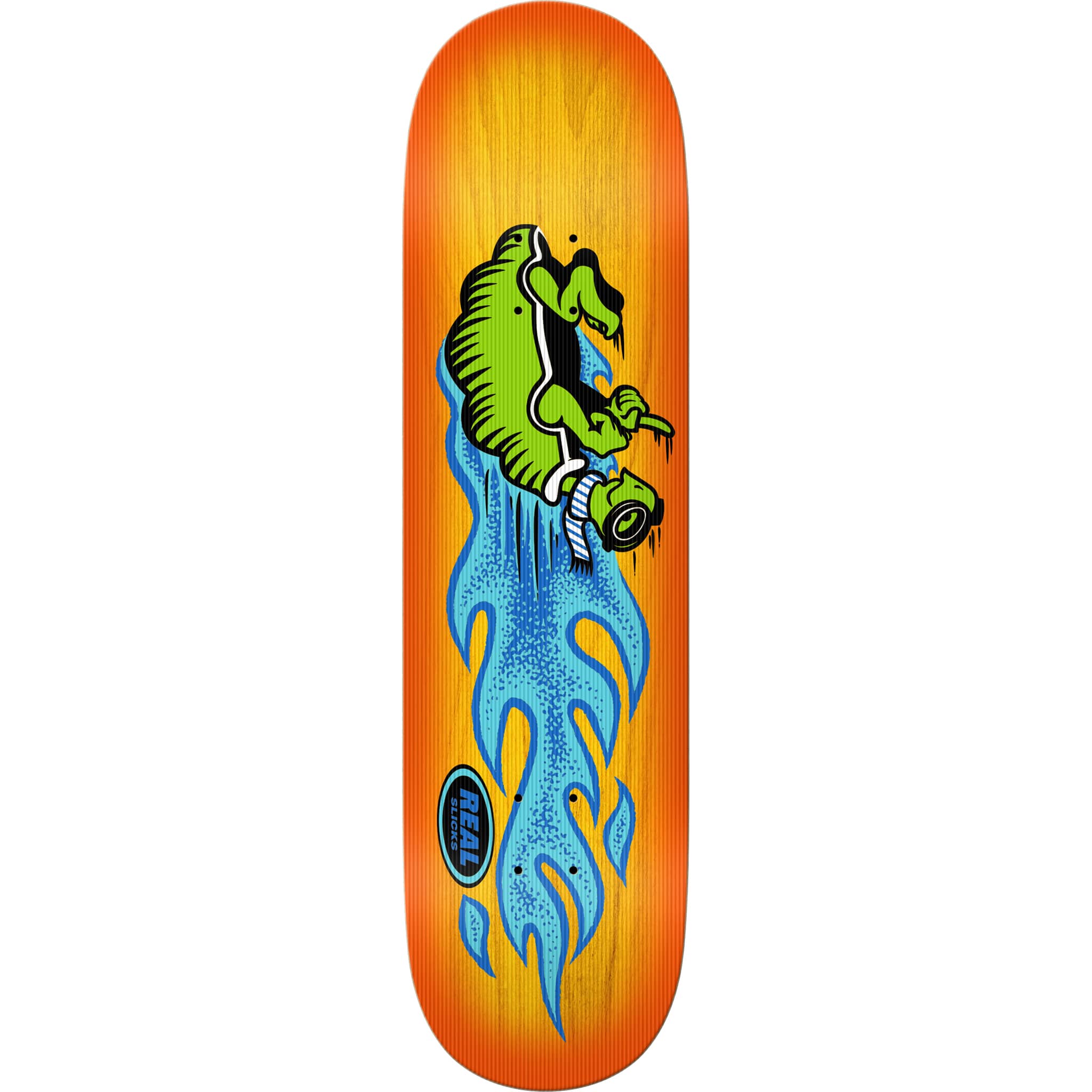 Real Team Slick Skateboard Deck 8.25" Skateboard