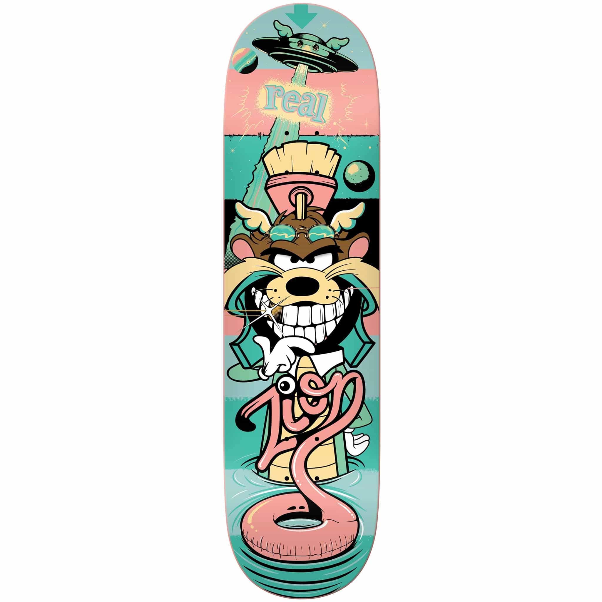 Real Zion Wright X D Face 8.5" Skateboard Deck Skateboard