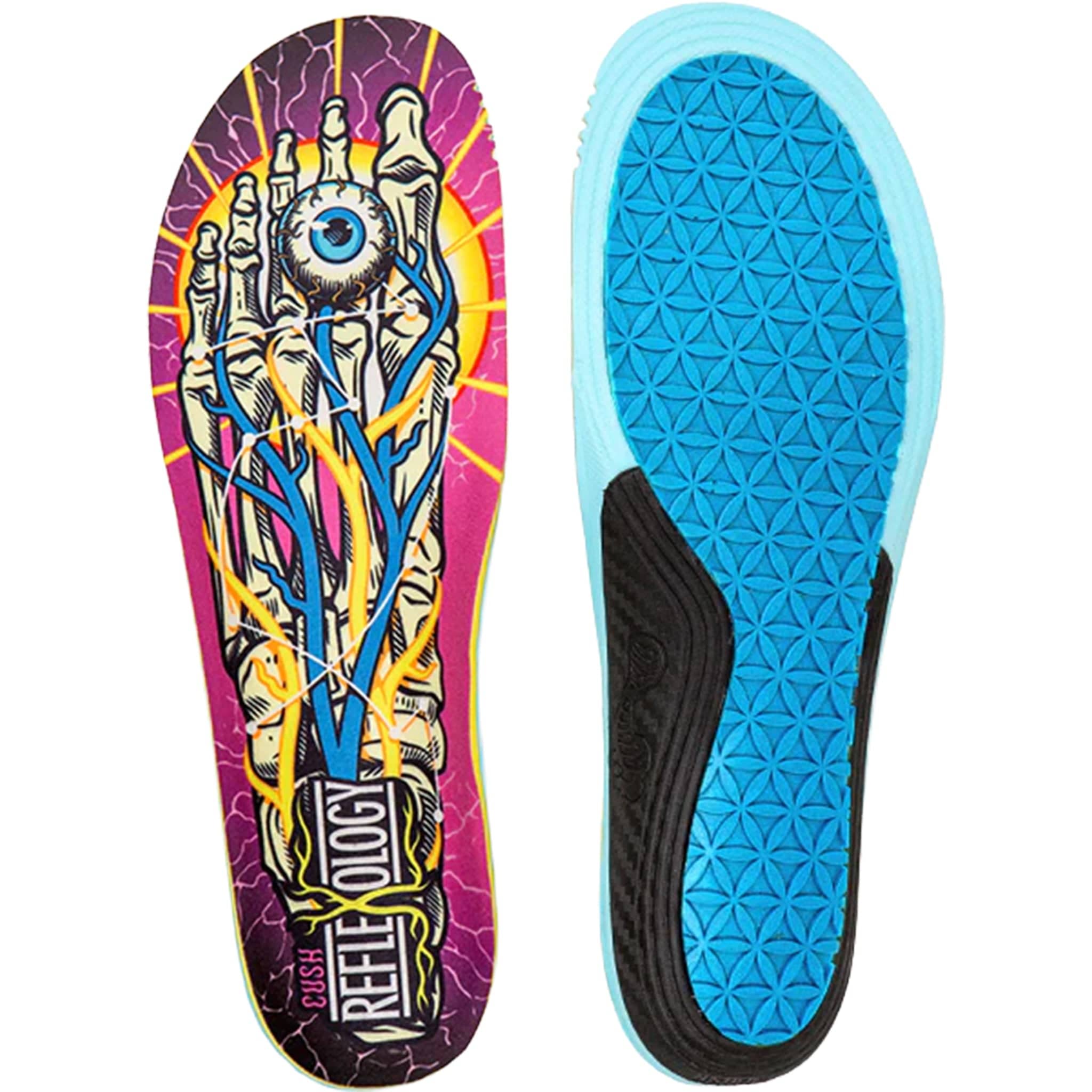 Remind Cush Impact Mid-High Arch Insoles Reflexology Insoles