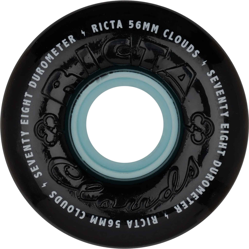 Ricta Clouds Skateboard Wheels Black 78A 56mm Skateboard Wheels