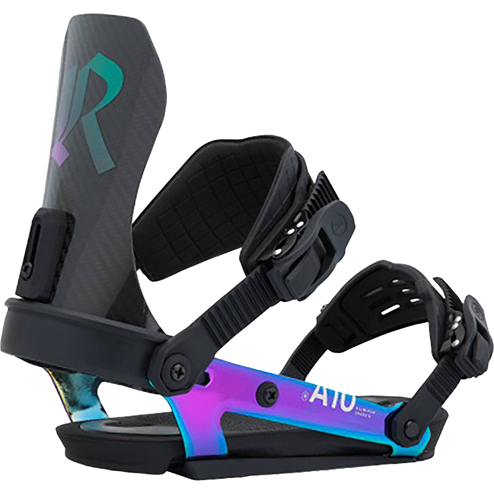 Ride A-10 Snowboard Binding Oil Slick Mens Snowboard Bindings