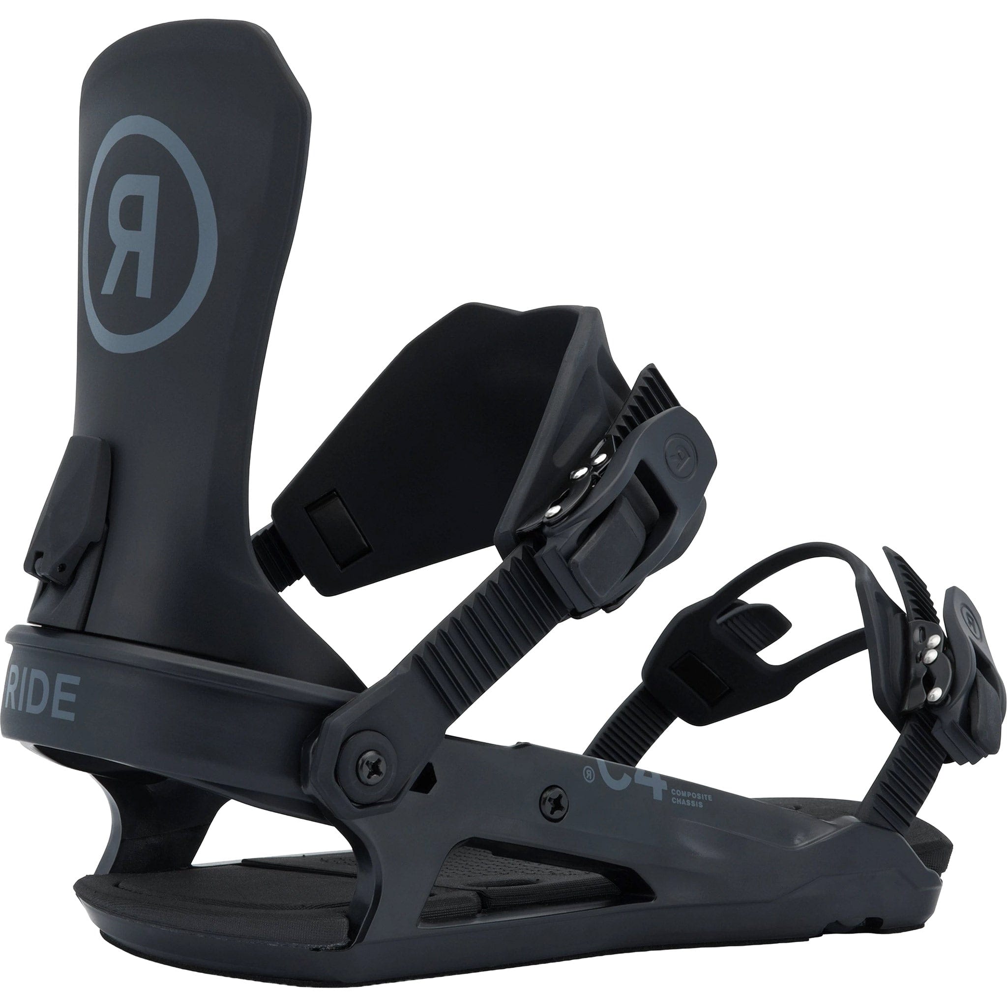 Ride C-4 Snowboard Binding 2026 Black Mens Snowboard Bindings