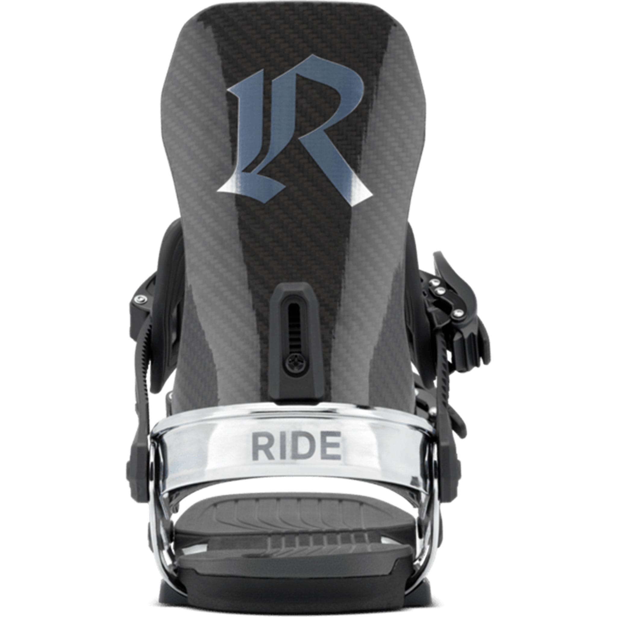 Ride Circuit Carbon Aluminum Snowboard Binding Chrome 2027 Mens Snowboard Bindings