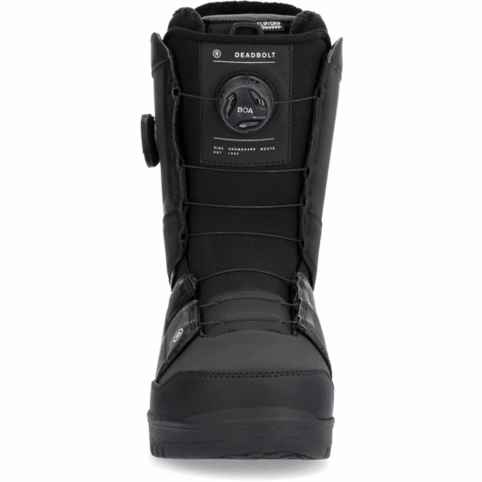 Ride Deadbolt Zonal Boa Snowboard Boot 2026 Black Mens Boots