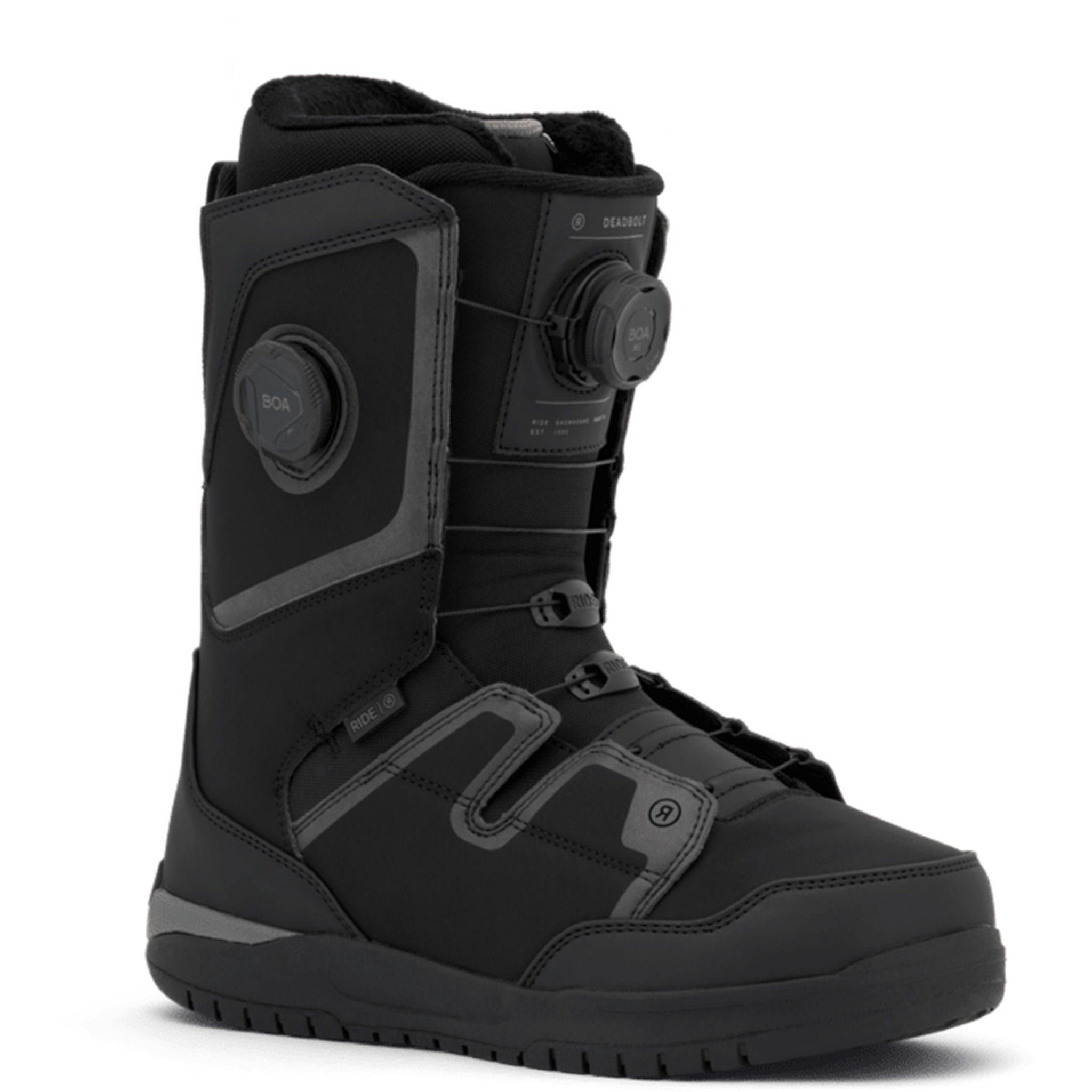 Ride Deadbolt Zonal BOA Snowboard Boot Black 2027 Mens Snowboard Boots