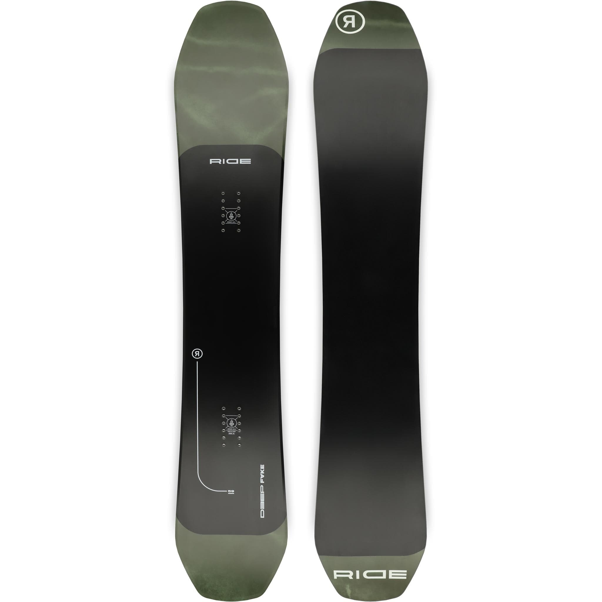 Ride Deep Fake Wide Snowboard 2025 Snowboard