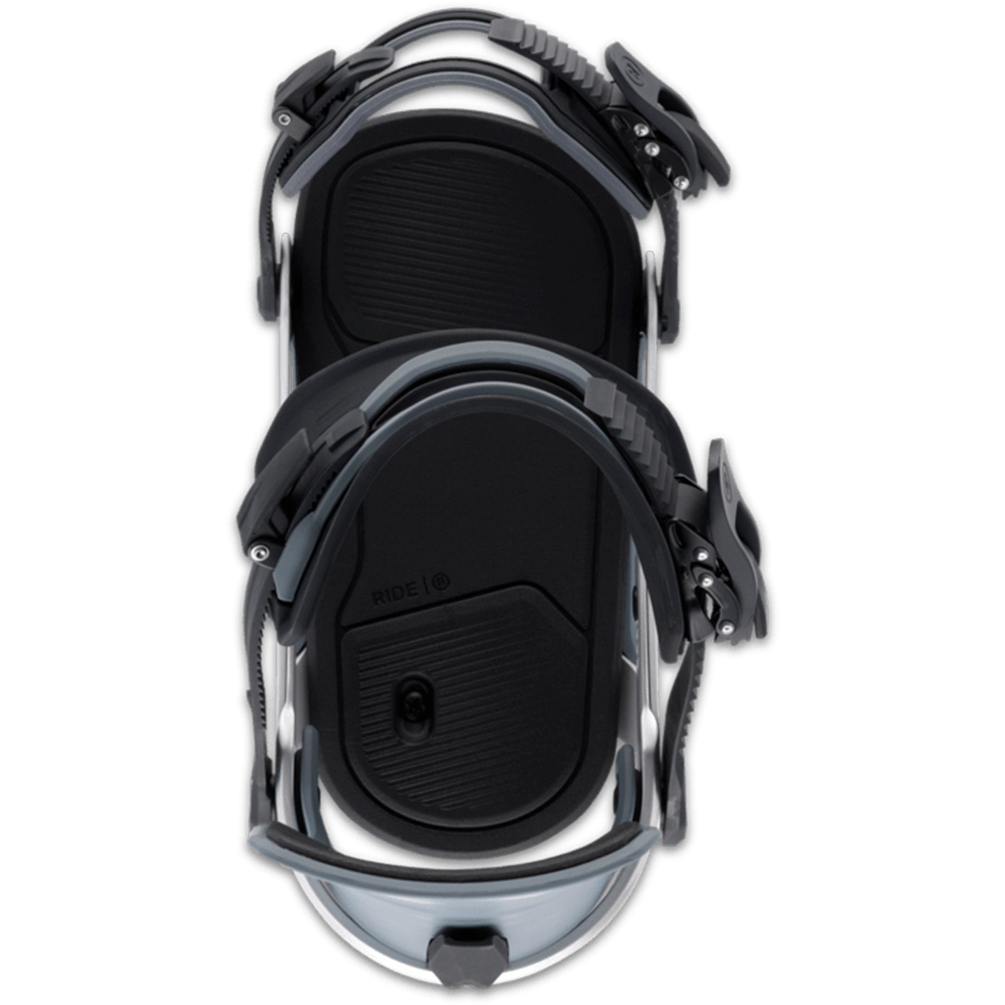 Ride Drone Aluminum Snowboard Binding Silver 2027 Mens Snowboard Bindings