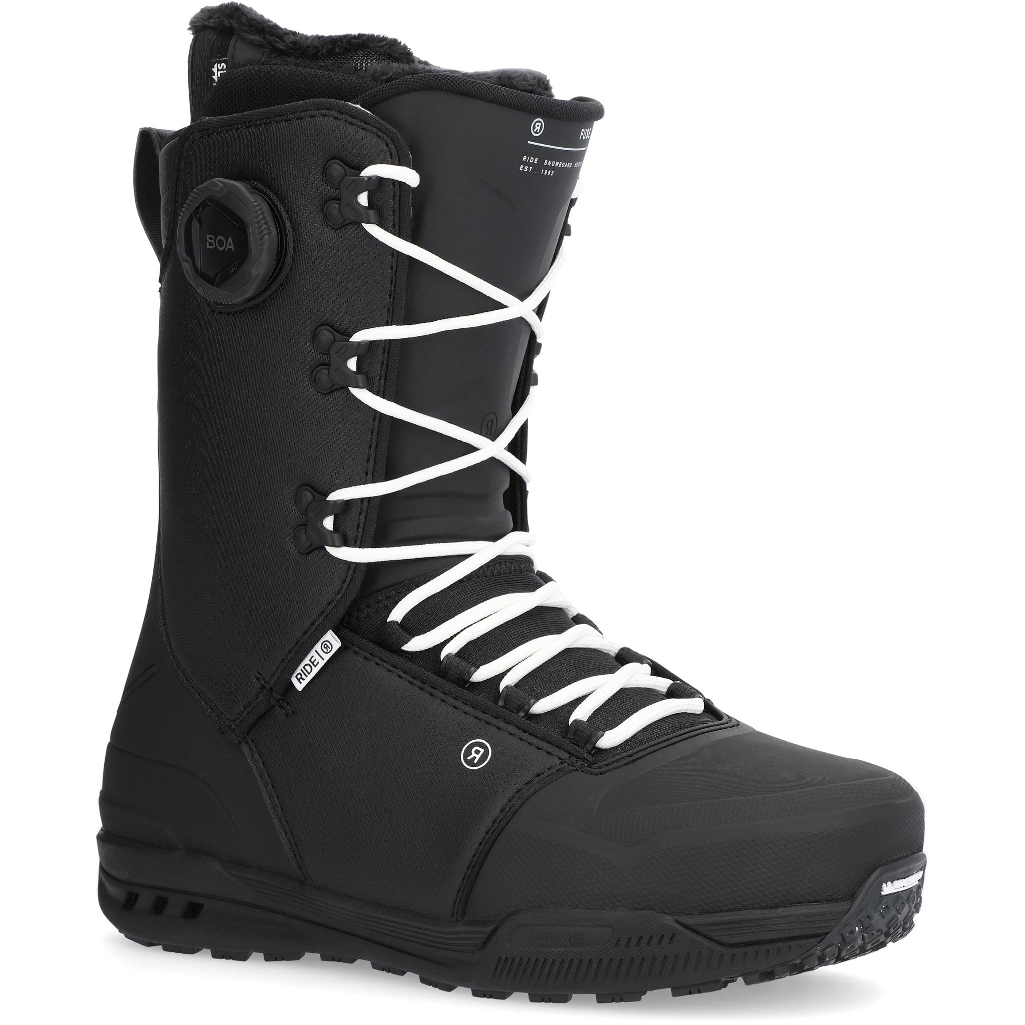 Ride Fuse Snowboard Boots Black 2025 Mens Boots