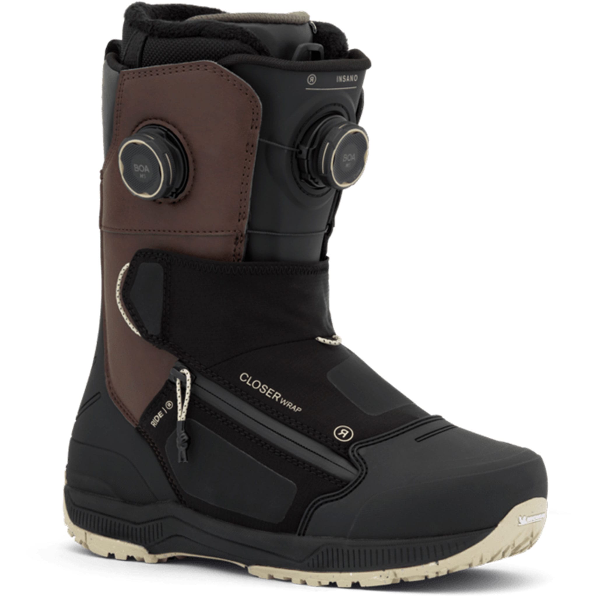 Ride Insano BOA Snowboard Boot Brown 2027 - Sanction Skate And Snow