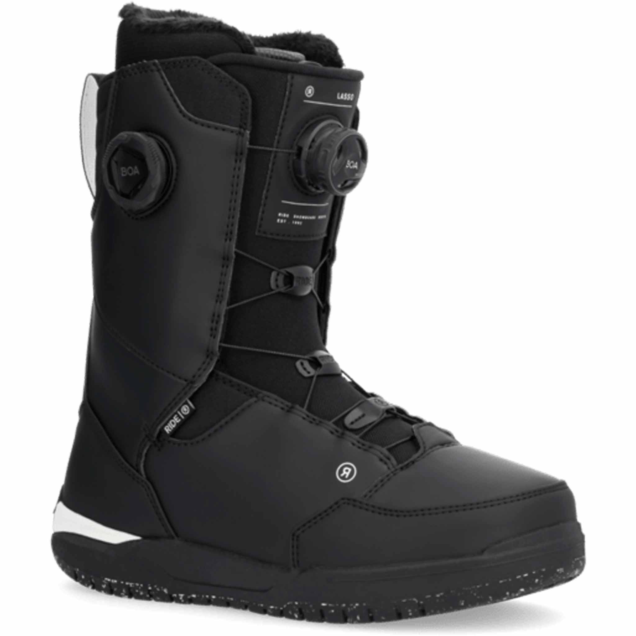 Ride Lasso Boa Snowboard Boot 2026 Black Mens Boots
