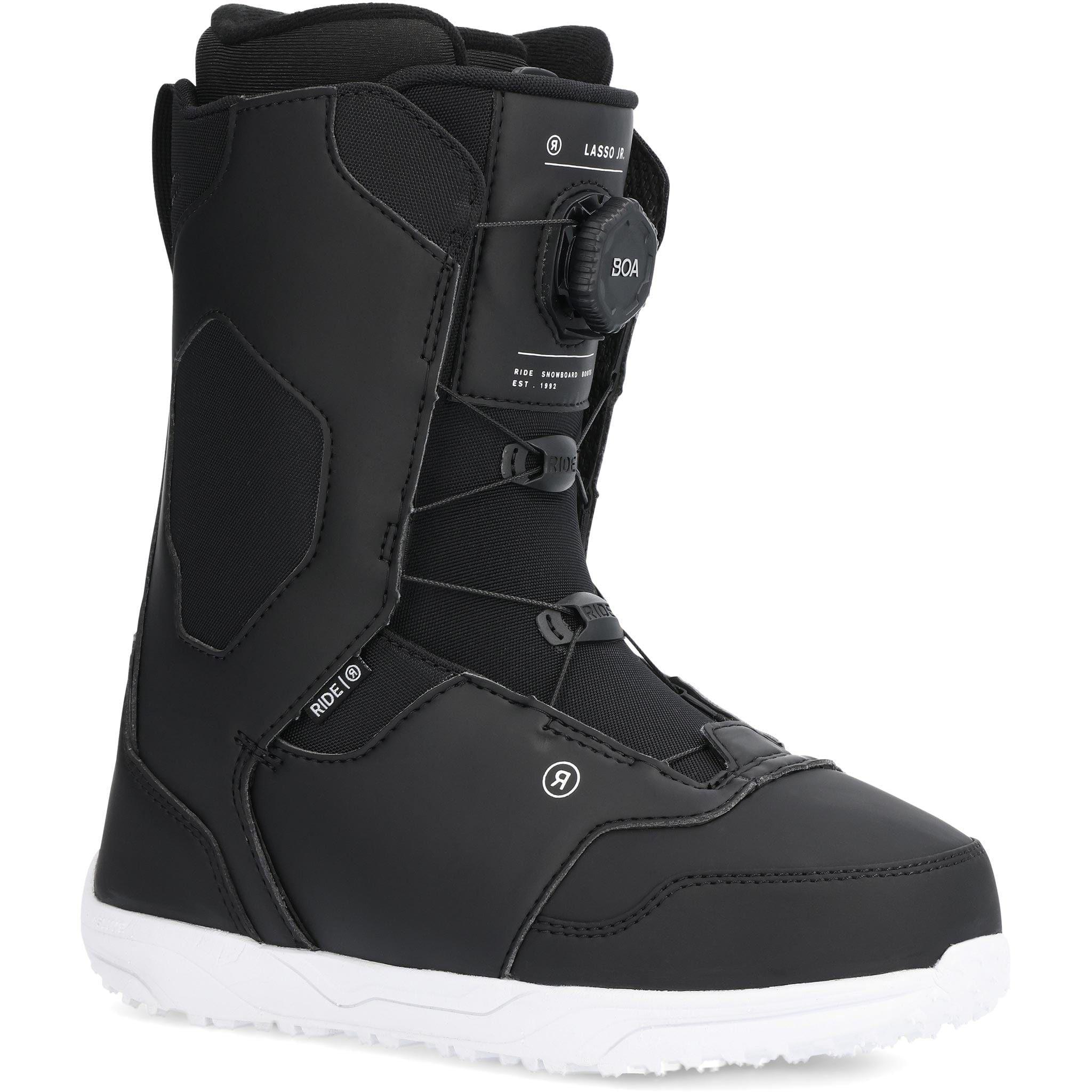 Ride Lasso Jr Snowboard Boots Black 2026 - Sanction Skate And Snow