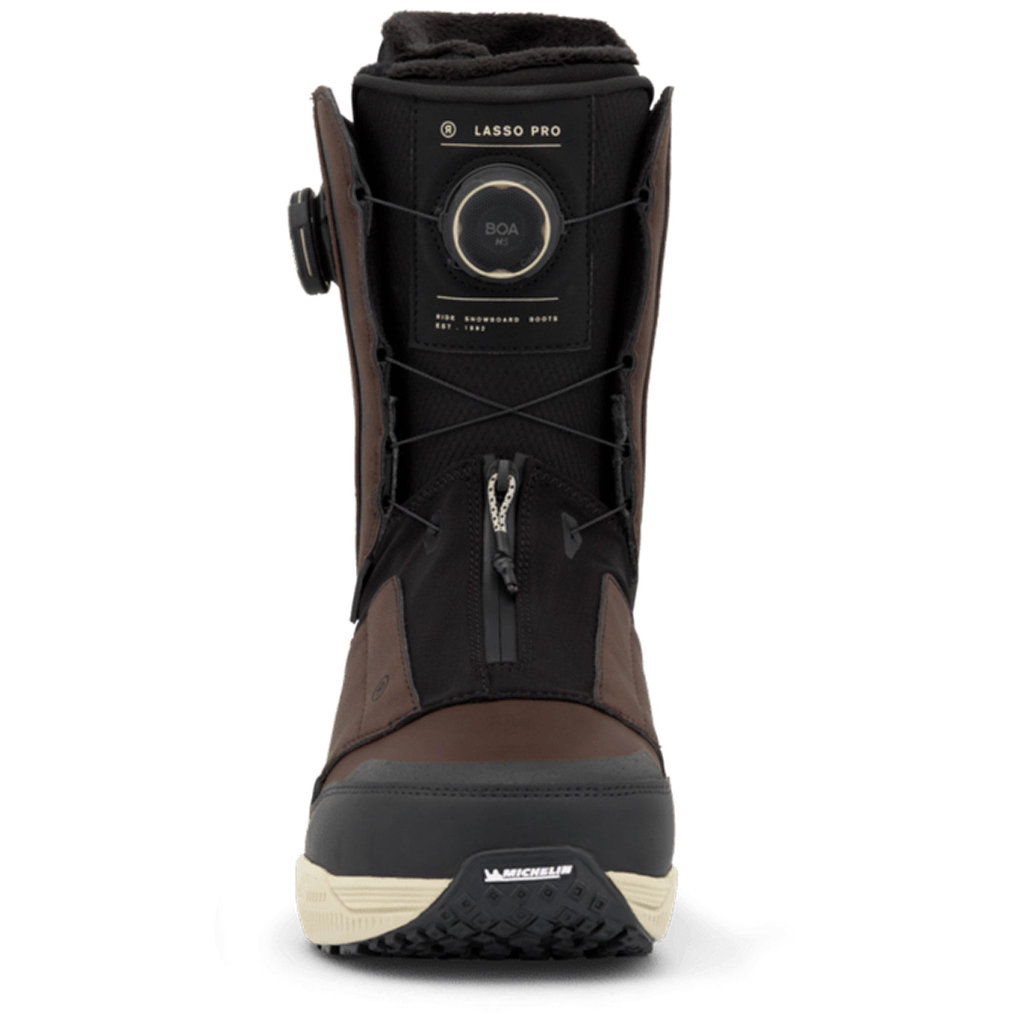 Ride Lasso Pro BOA Snowboard Boot Brown 2027 - Sanction Skate And Snow