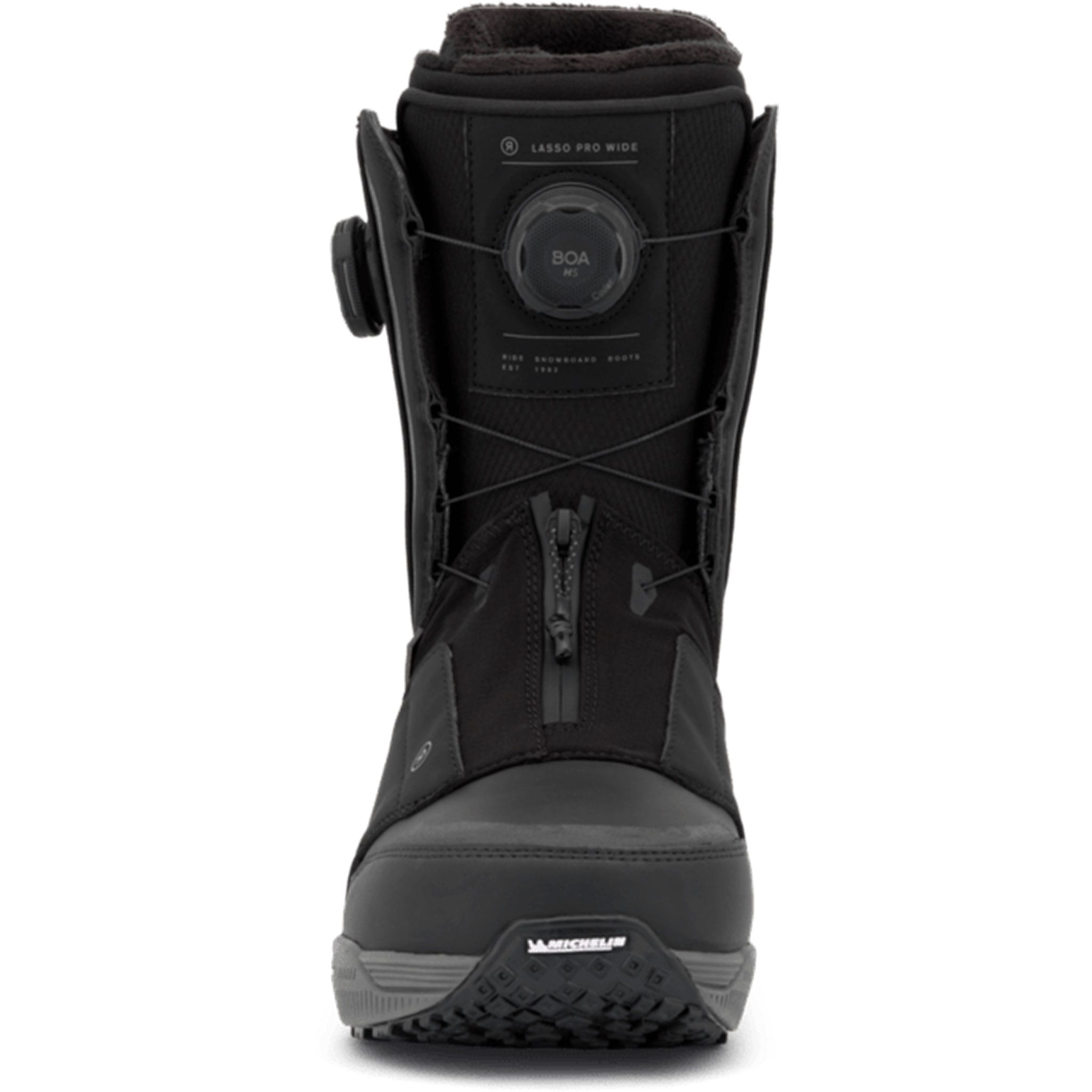 Ride Lasso Pro Wide BOA Snowboard Boot Black 2027 - Sanction Skate