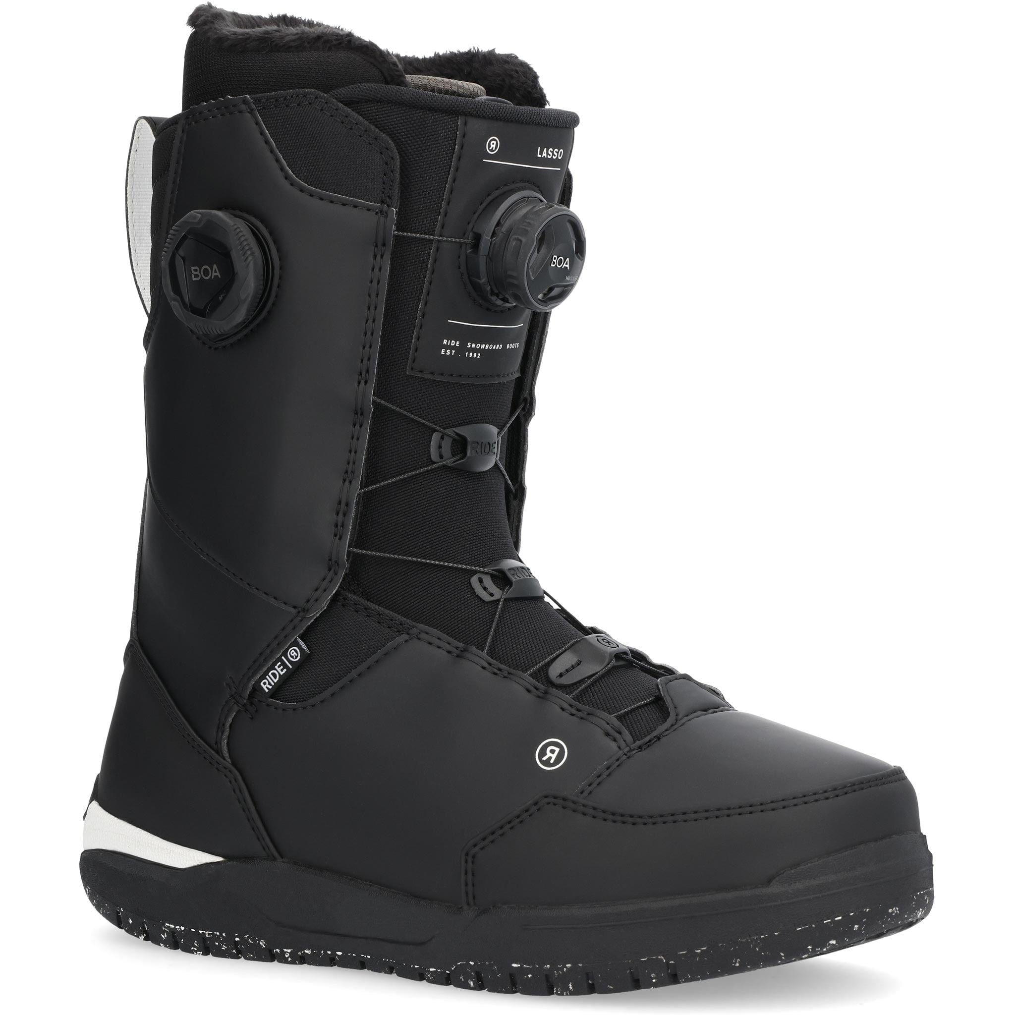 Ride Lasso Snowboard Boots Black 2025 Mens Boots