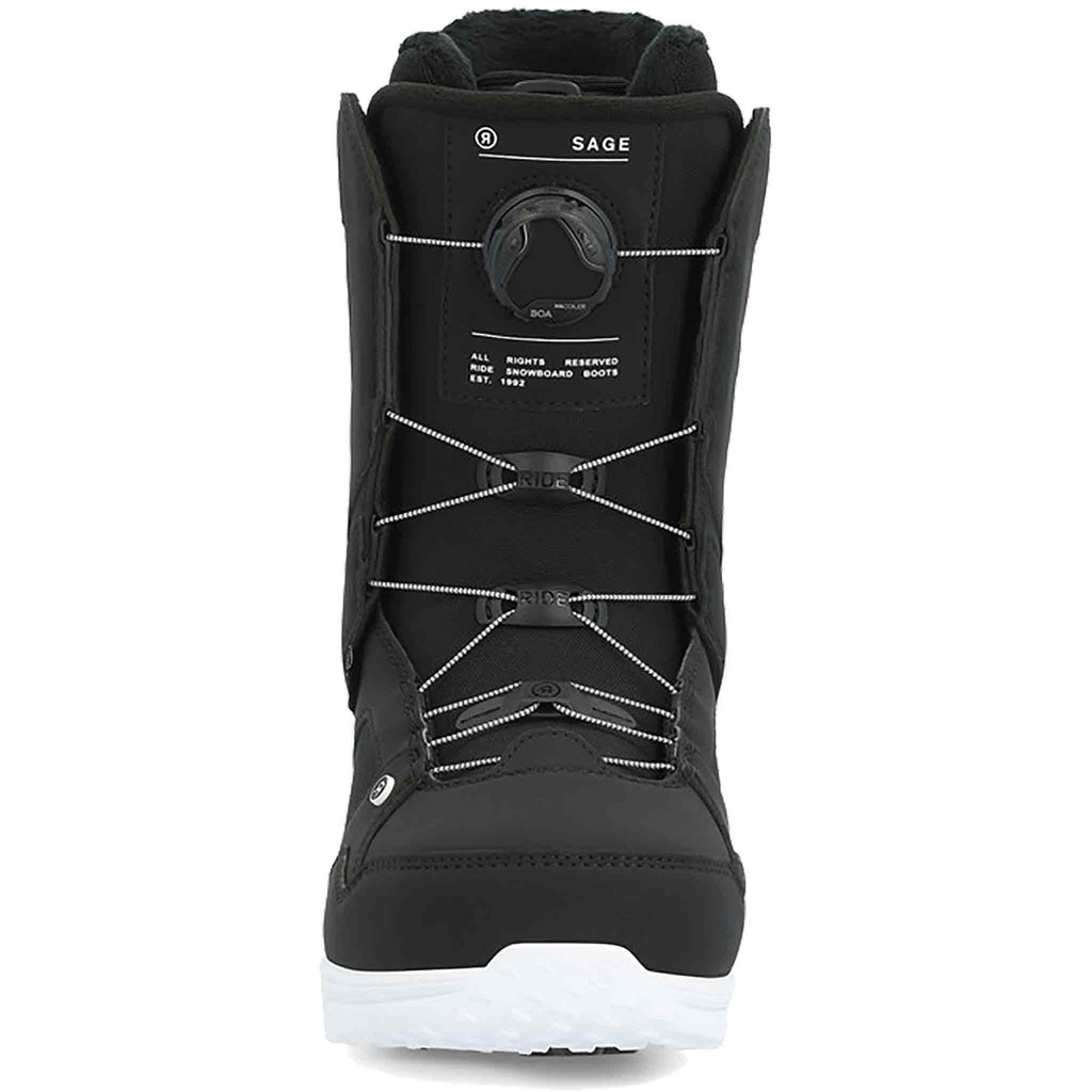 RIde Sage Black Snowboard Boot Womens 2024 Women's Boots
