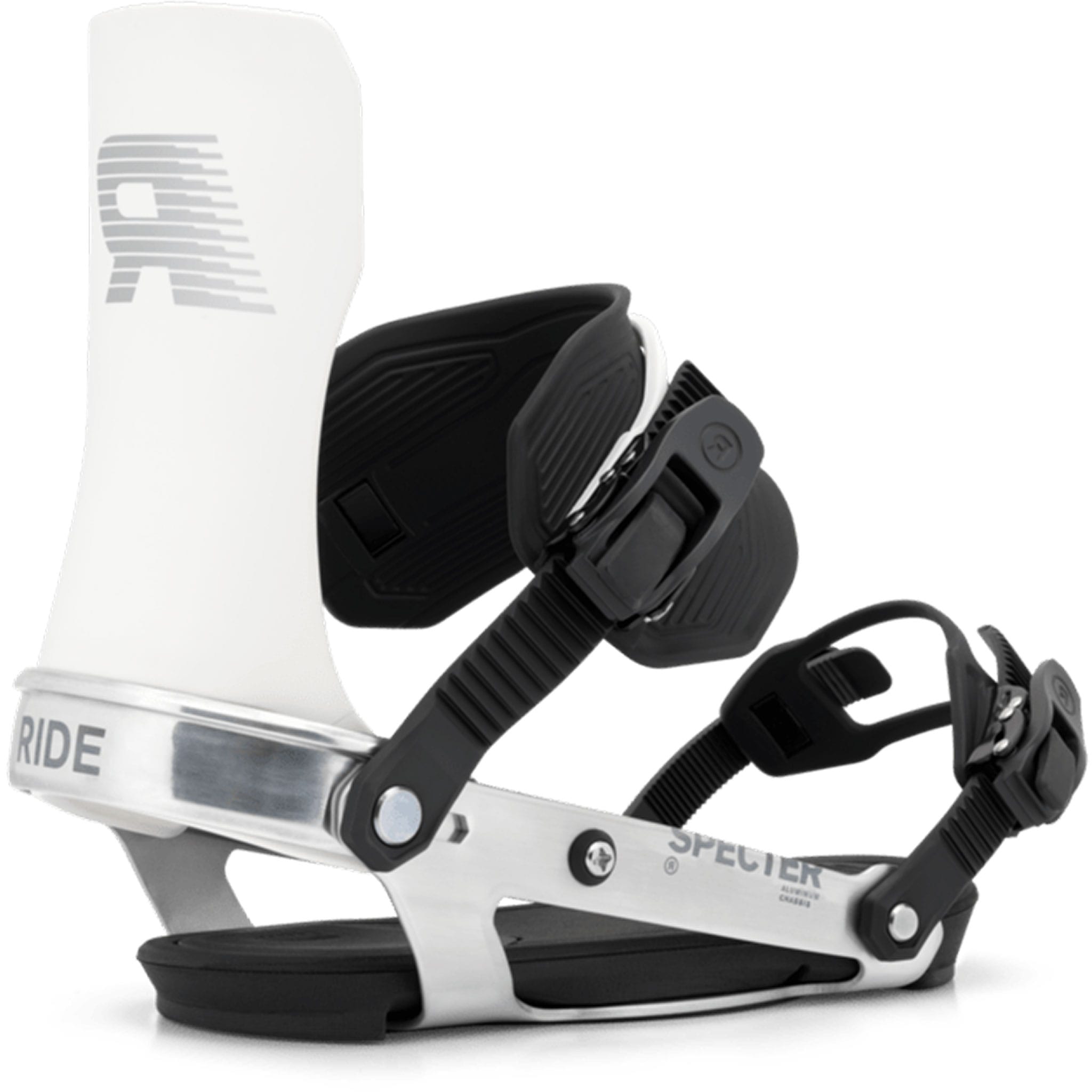 Ride Specter Aluminum Snowboard Binding Chrome 2027 Mens Snowboard Bindings