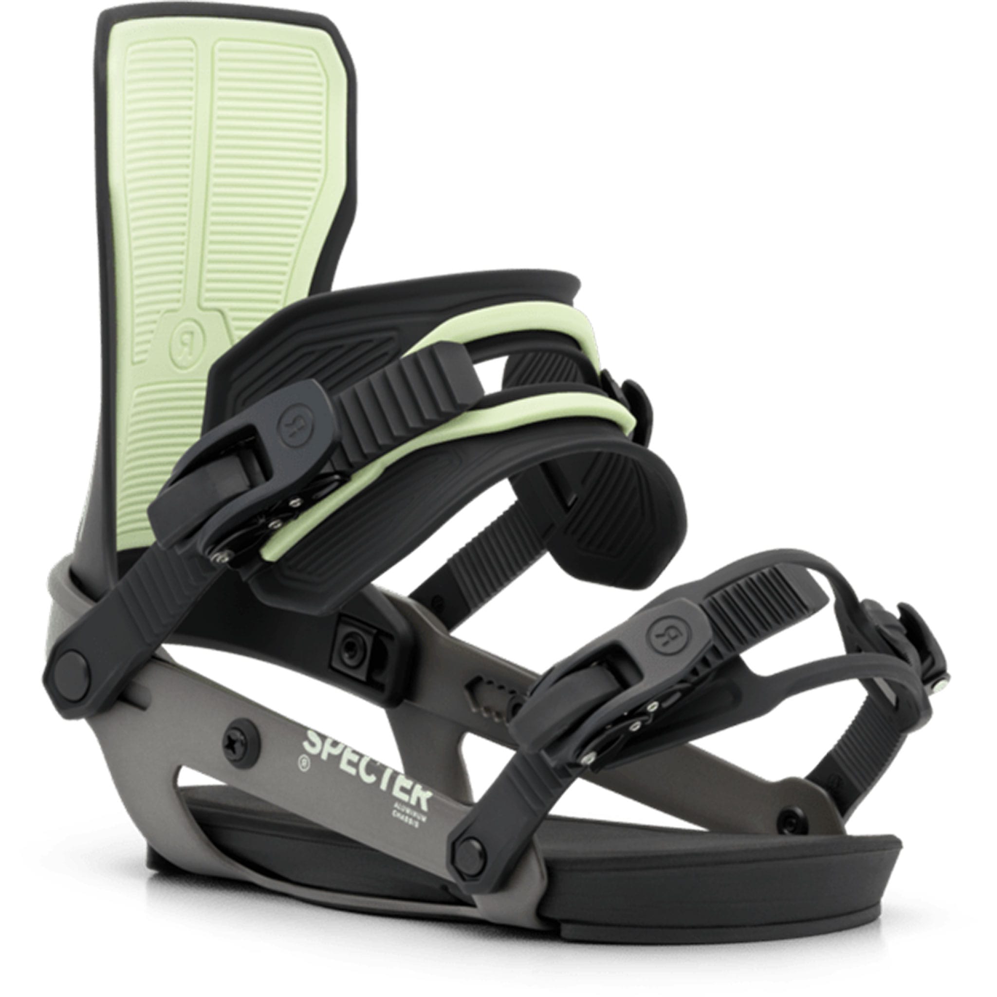 Ride Specter Aluminum Snowboard Binding Gunmetal 2027 Mens Snowboard Bindings