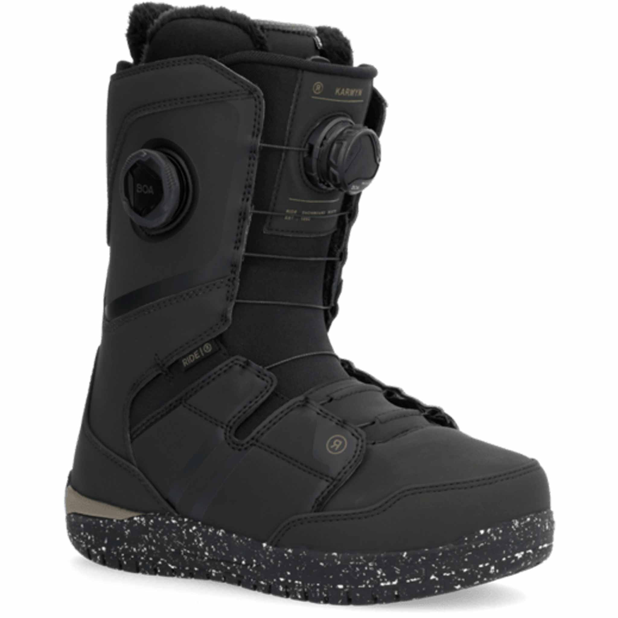 Ride Womens Karmyn Zonal Boa Snowboard Boot 2026 Black Women's Boots