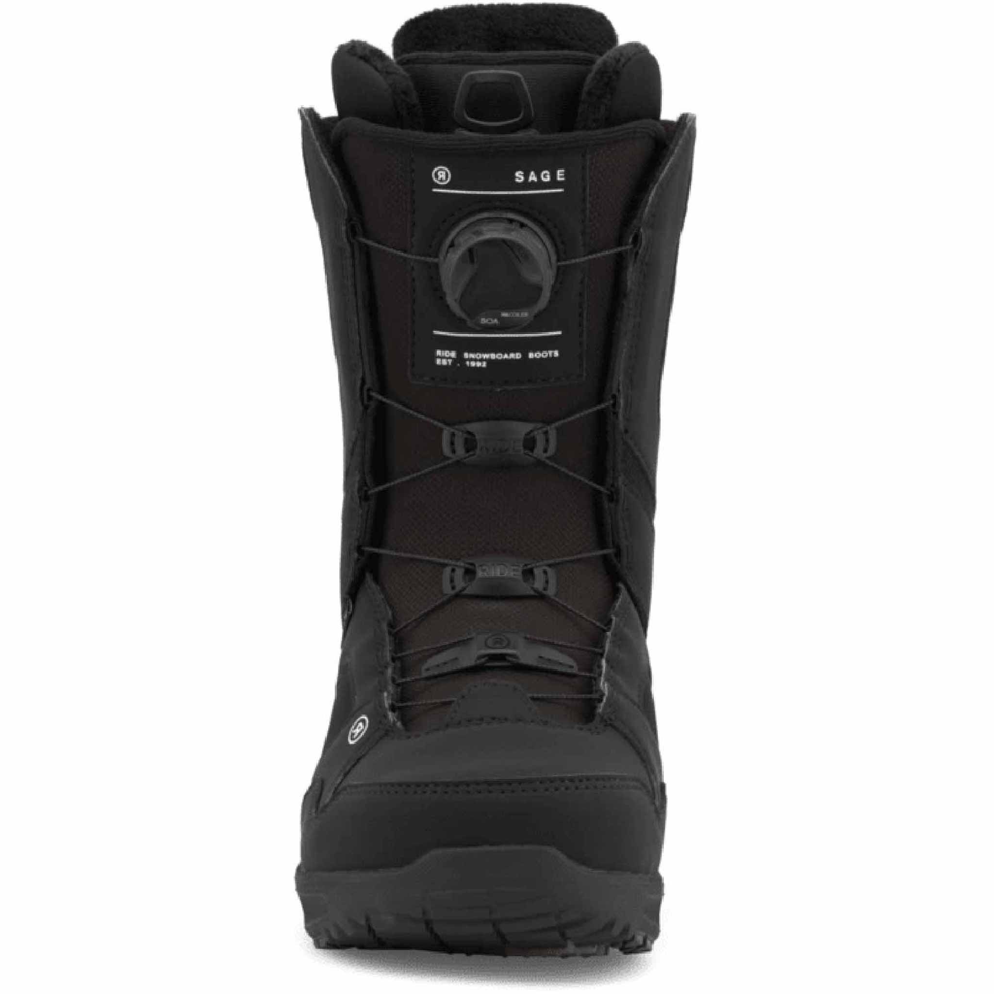 Ride Womens Sage Boa Snowboard Boot 2026 Black Women's Boots