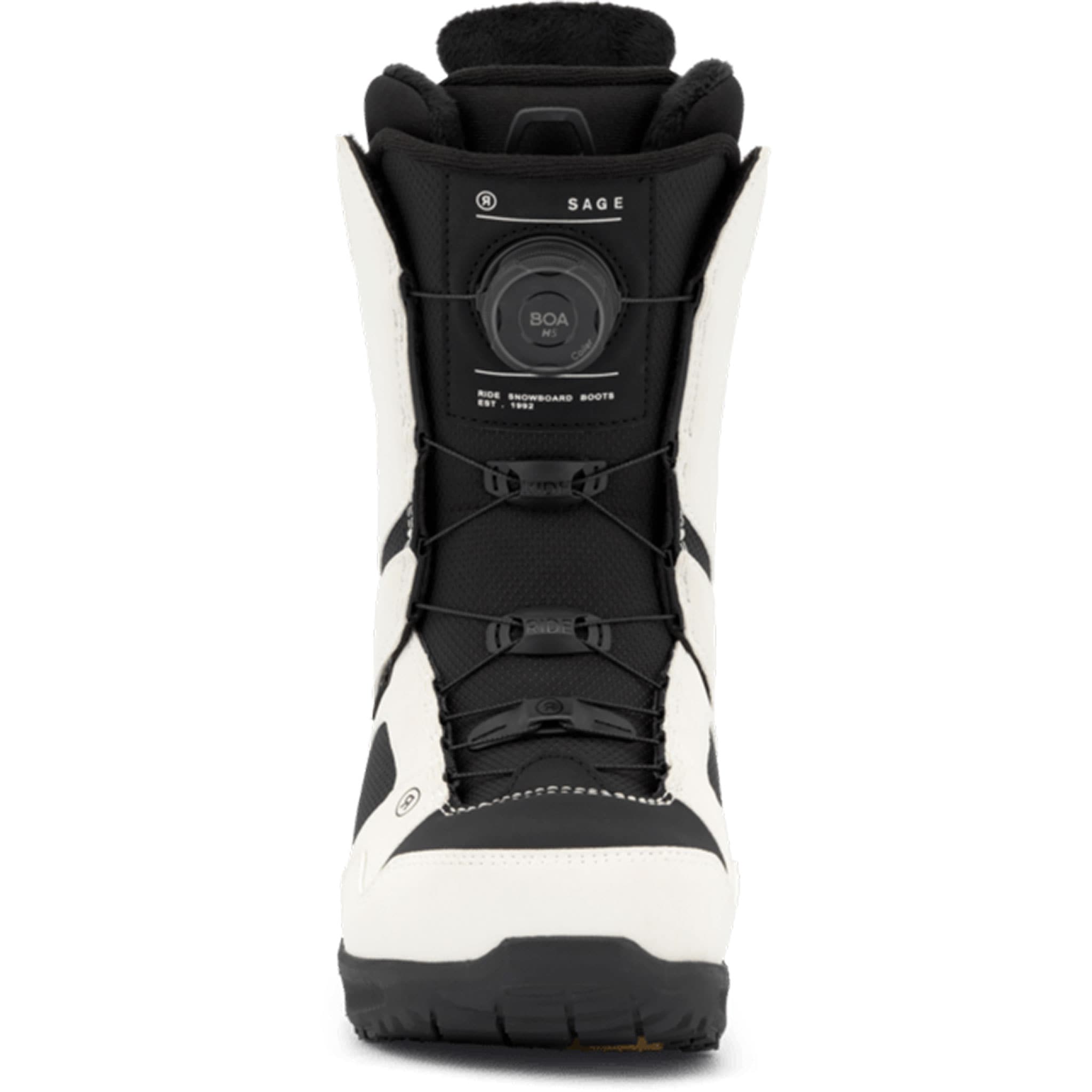 Ride Women's Sage BOA Snowboard Boot White 2027 - Sanction Skate
