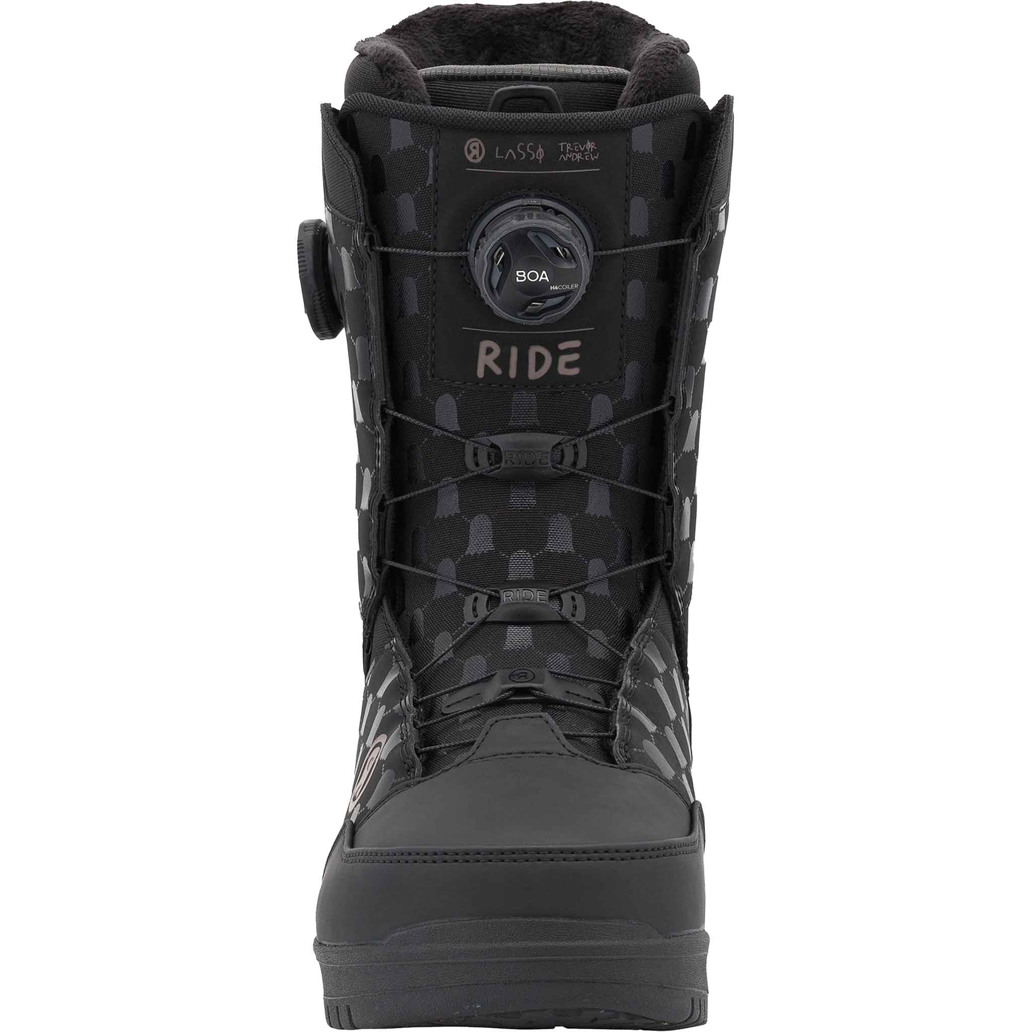 Ride X Trevor Andrew Lasso Snowboard Boot Black 2025 Mens Boots