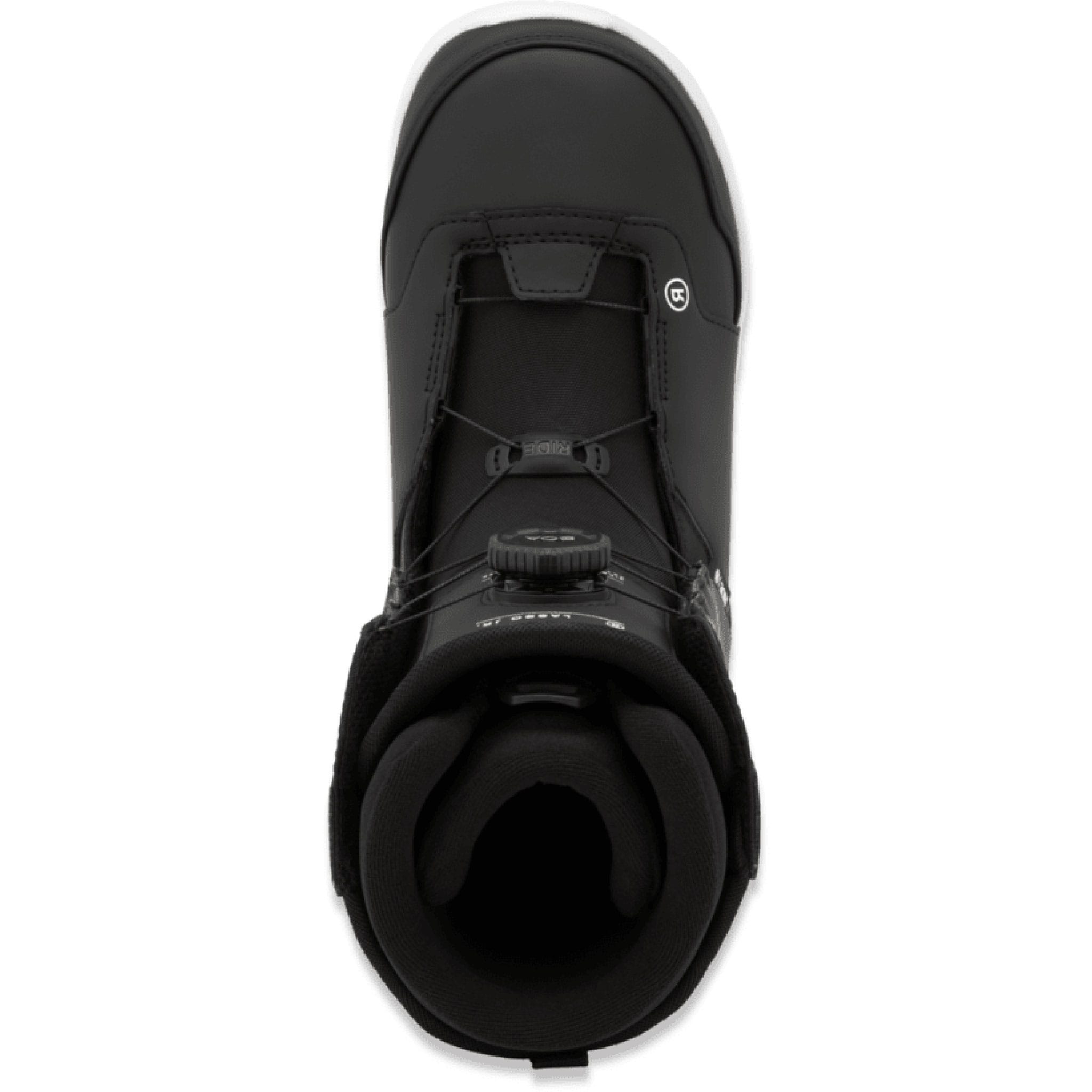 Ride Youth Lasso Jr BOA Snowboard Boot Black 2027 Kids Snowboard Boots