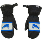 Salmon Arms Classic Mitt Hi-Vis Black Blue Gloves & Mitts