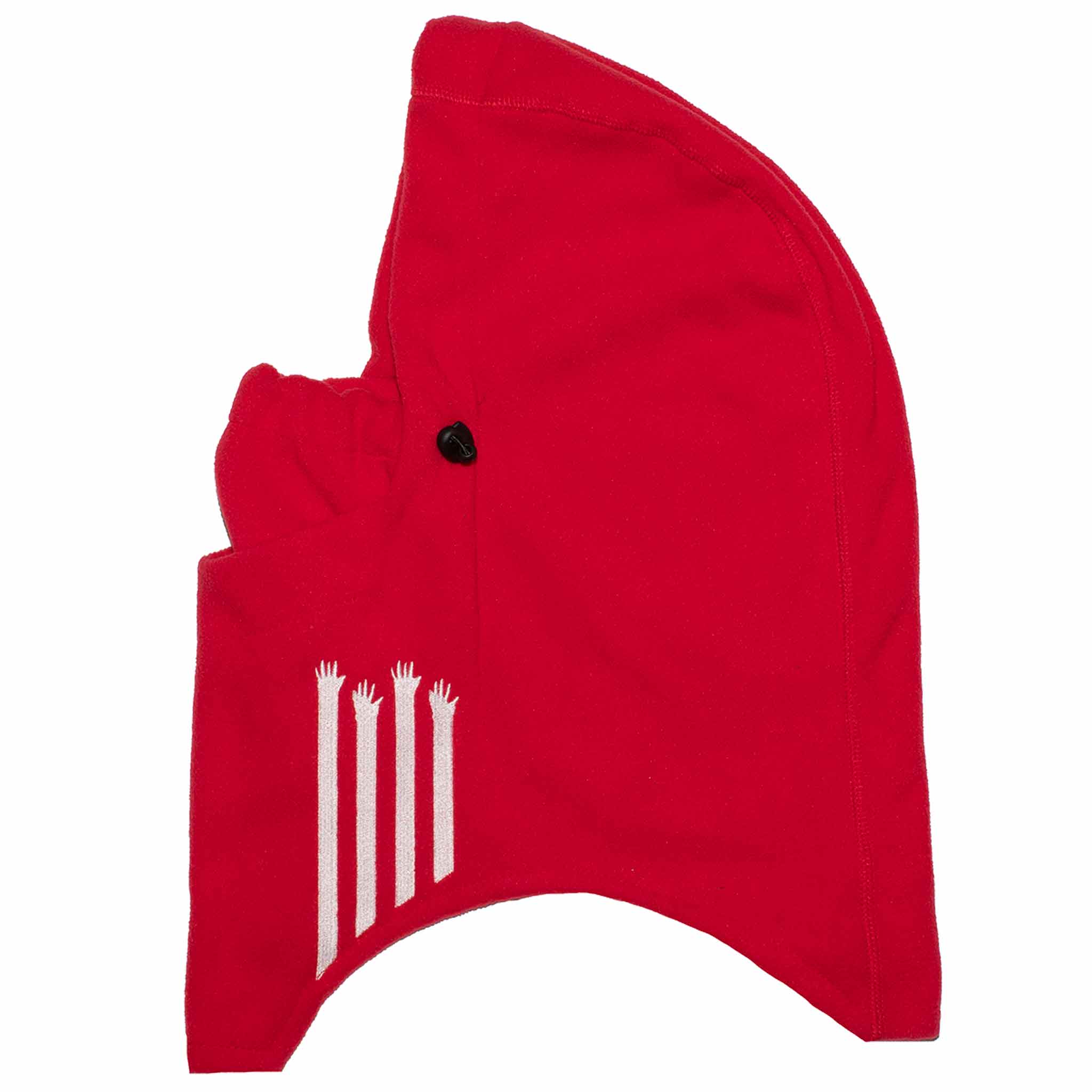 Salmon Arms Fleece Hood Red Facemask