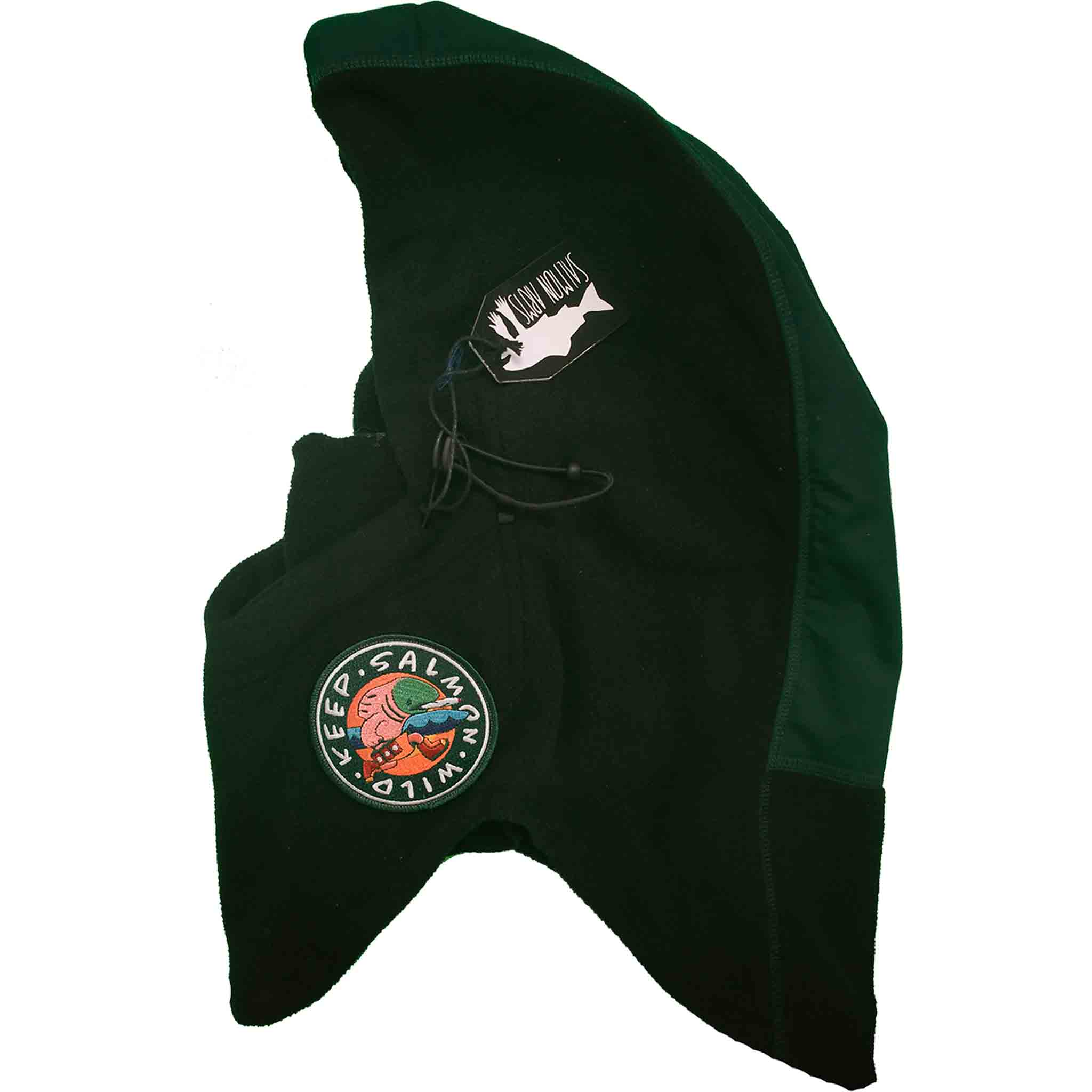 Salmon Arms Fleece Keep Salmon Wild Hood Facemask