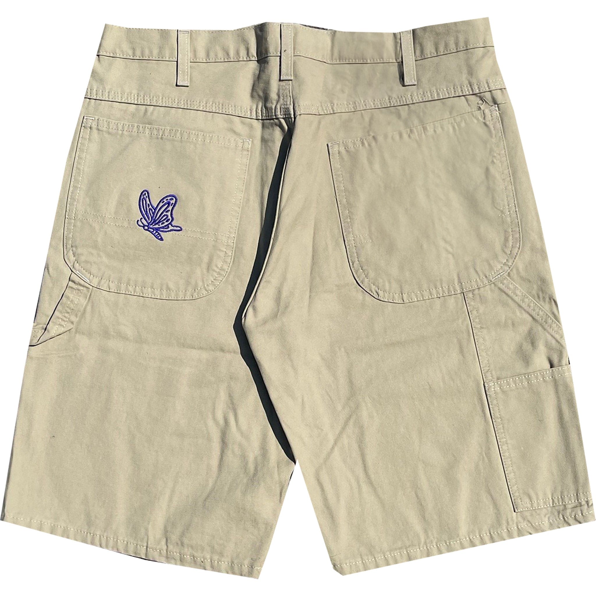 Sanction Butterfly Shorts Khaki Shorts