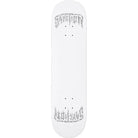 Sanction Metal Twin Ghost Silver 8.25" Skateboard Deck Skateboard