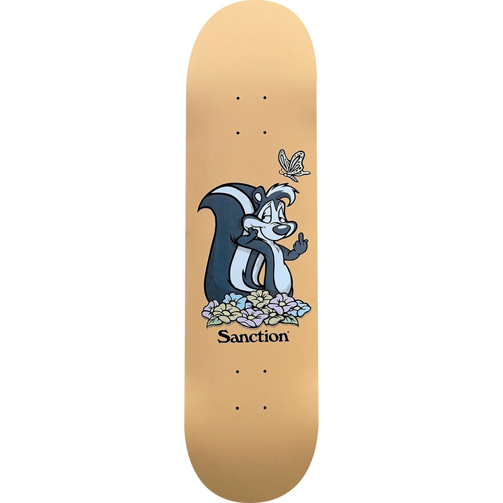 Sanction Tu Pues Orange 8.125" Skateboard Deck Skateboard