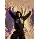 Sanction X Paid Programming Angel Zip Up Hood Black Sweatshirts