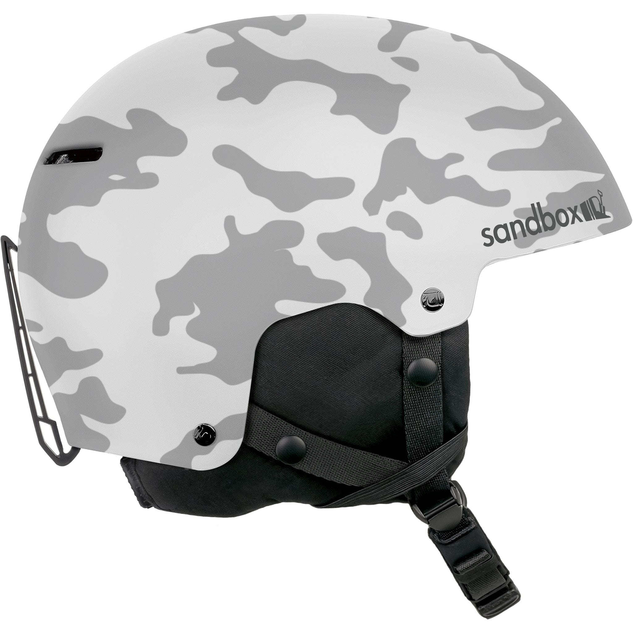 Sandbox Icon Snow Fit System White Camo 2025 Snowboard Helmet