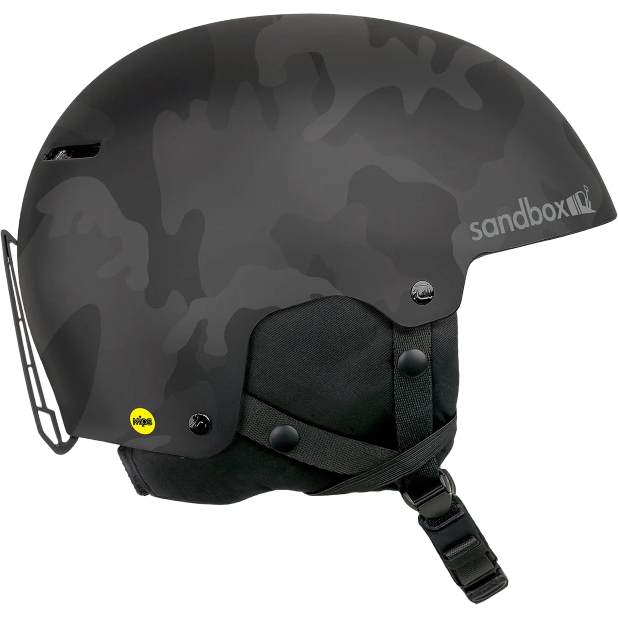 Sandbox Icon Snow MIPS Helmet Black Camo Snowboard Helmet